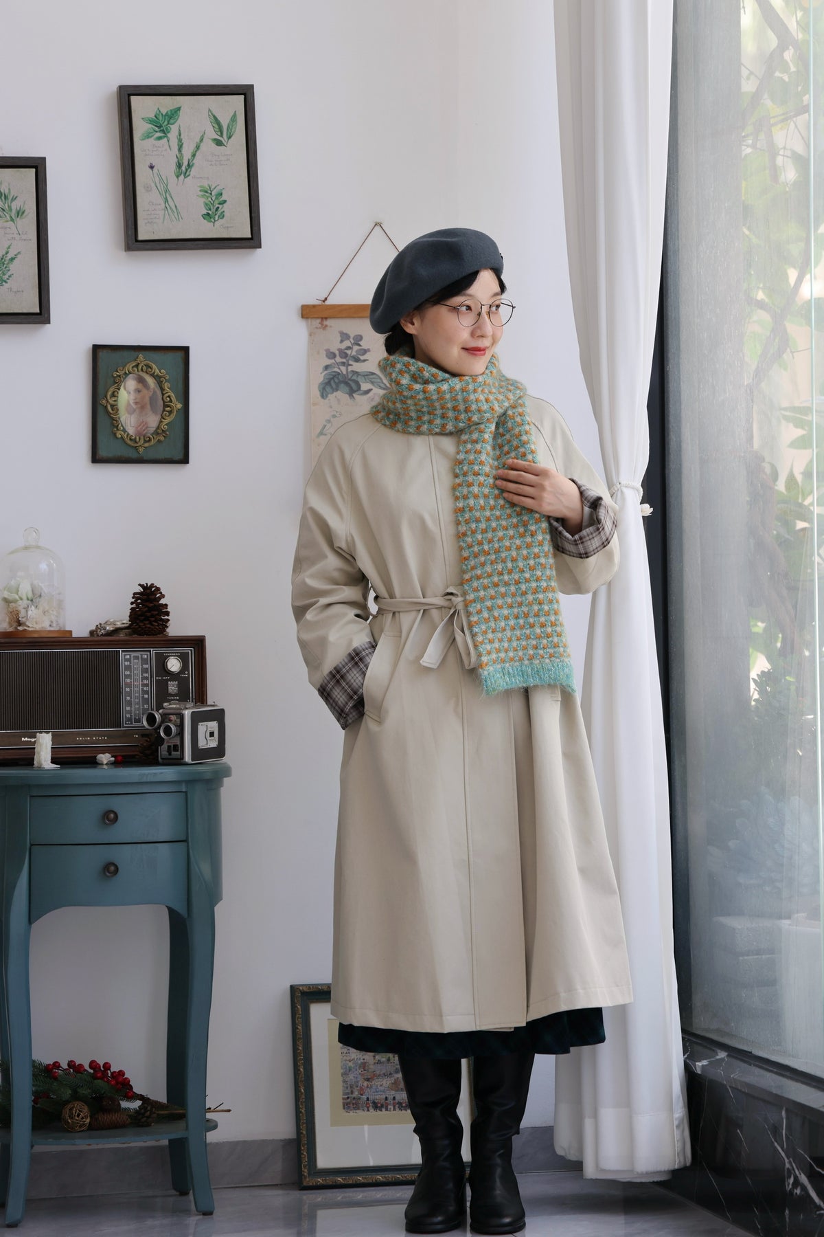 Dr Watson Tartan Trench Coat