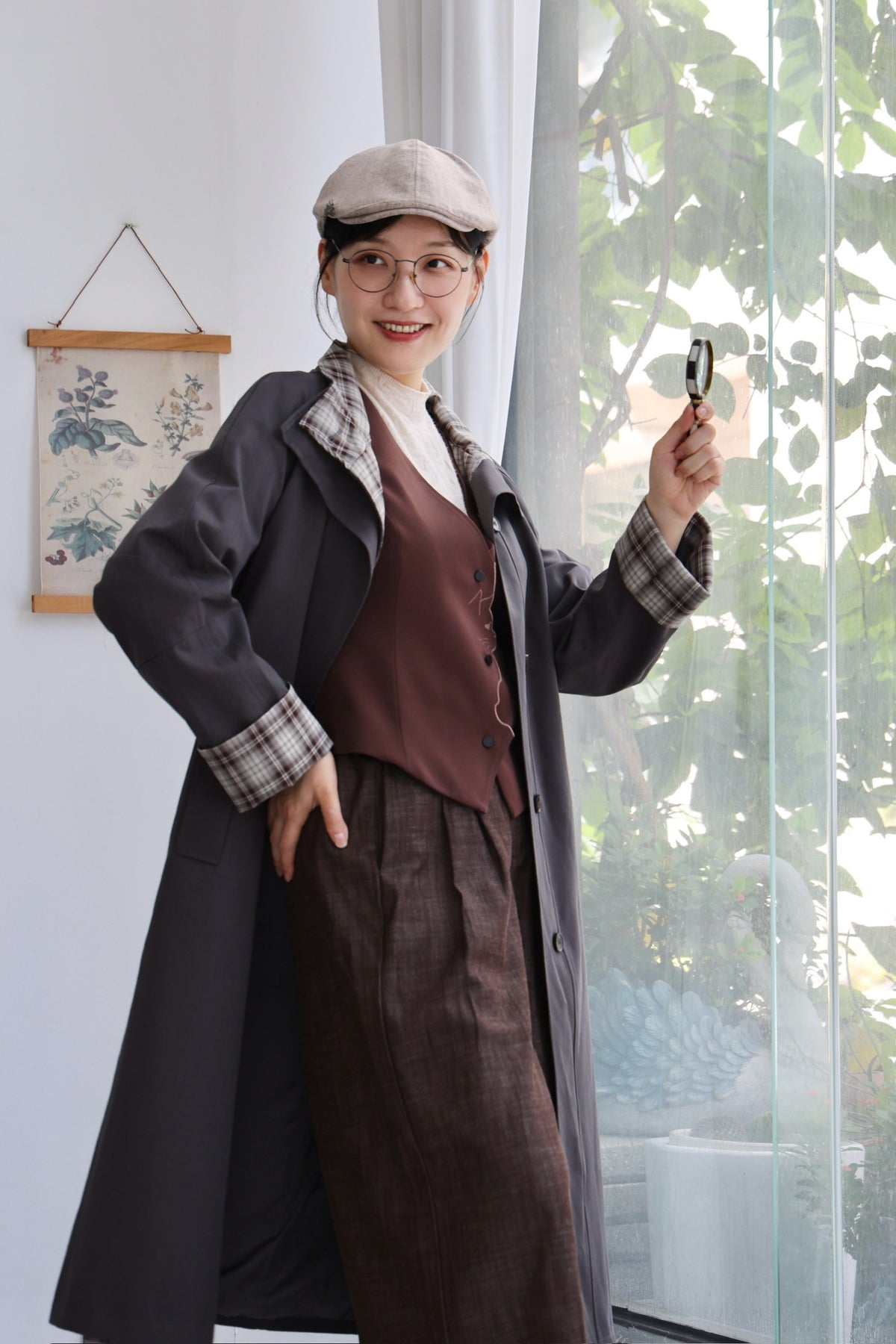 Dr Watson Tartan Trench Coat