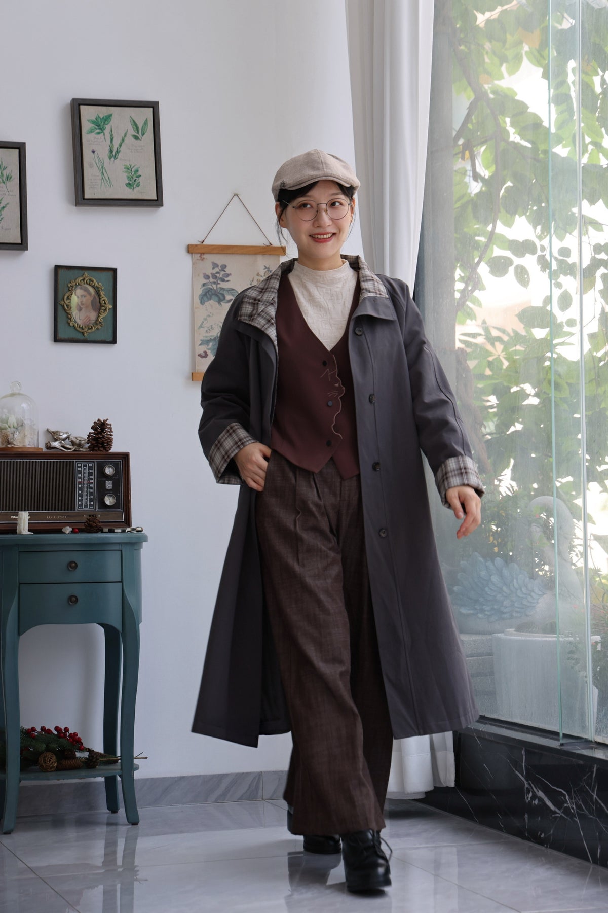 Dr Watson Tartan Trench Coat