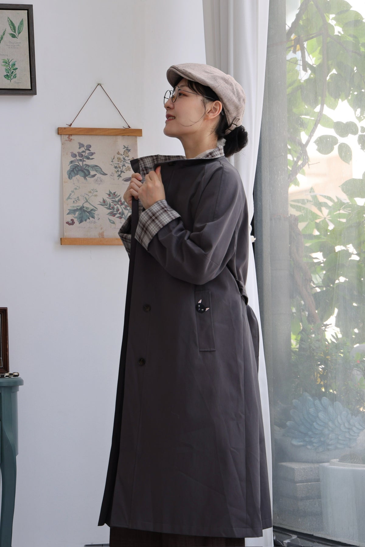 Dr Watson Tartan Trench Coat