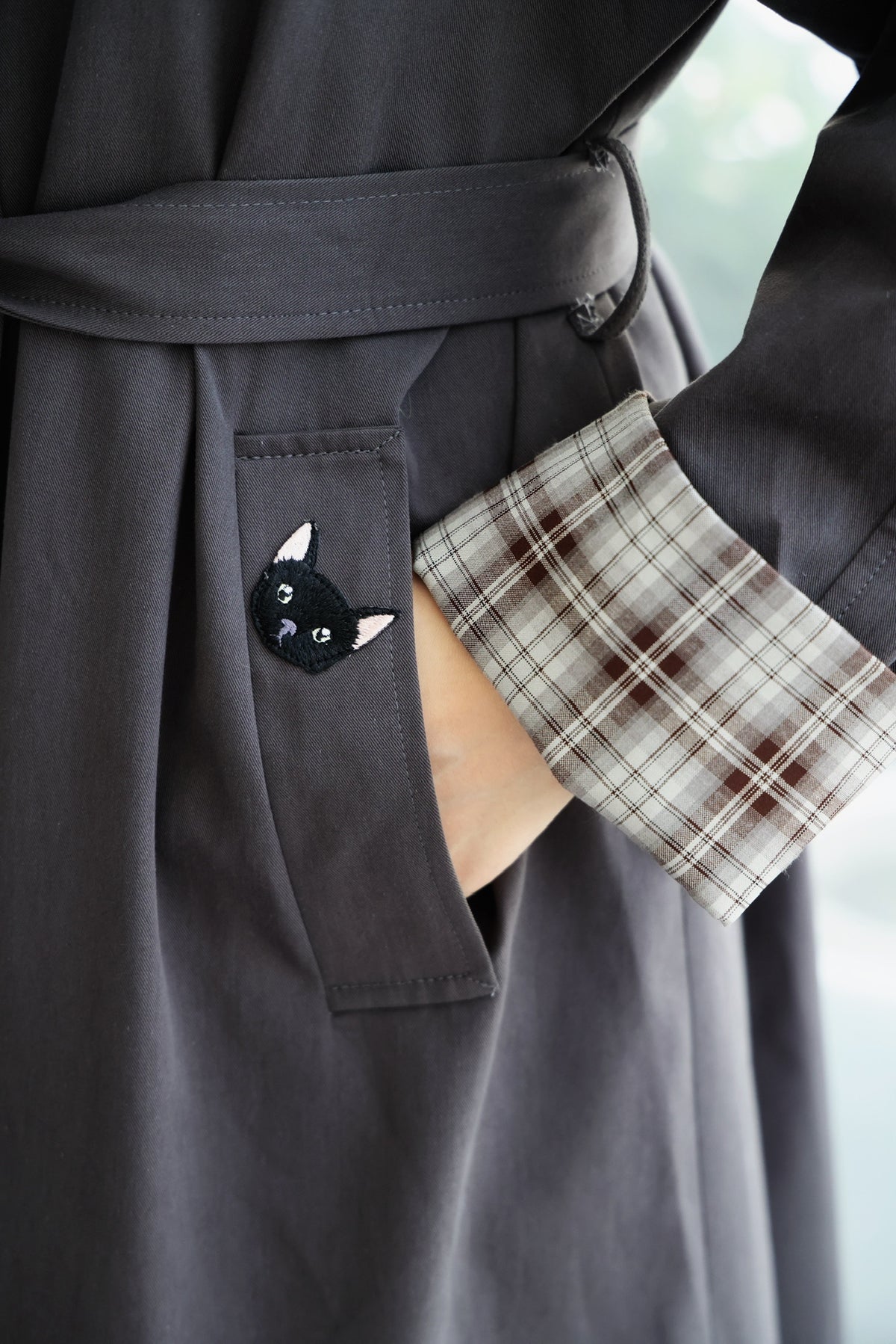 Dr Watson Tartan Trench Coat