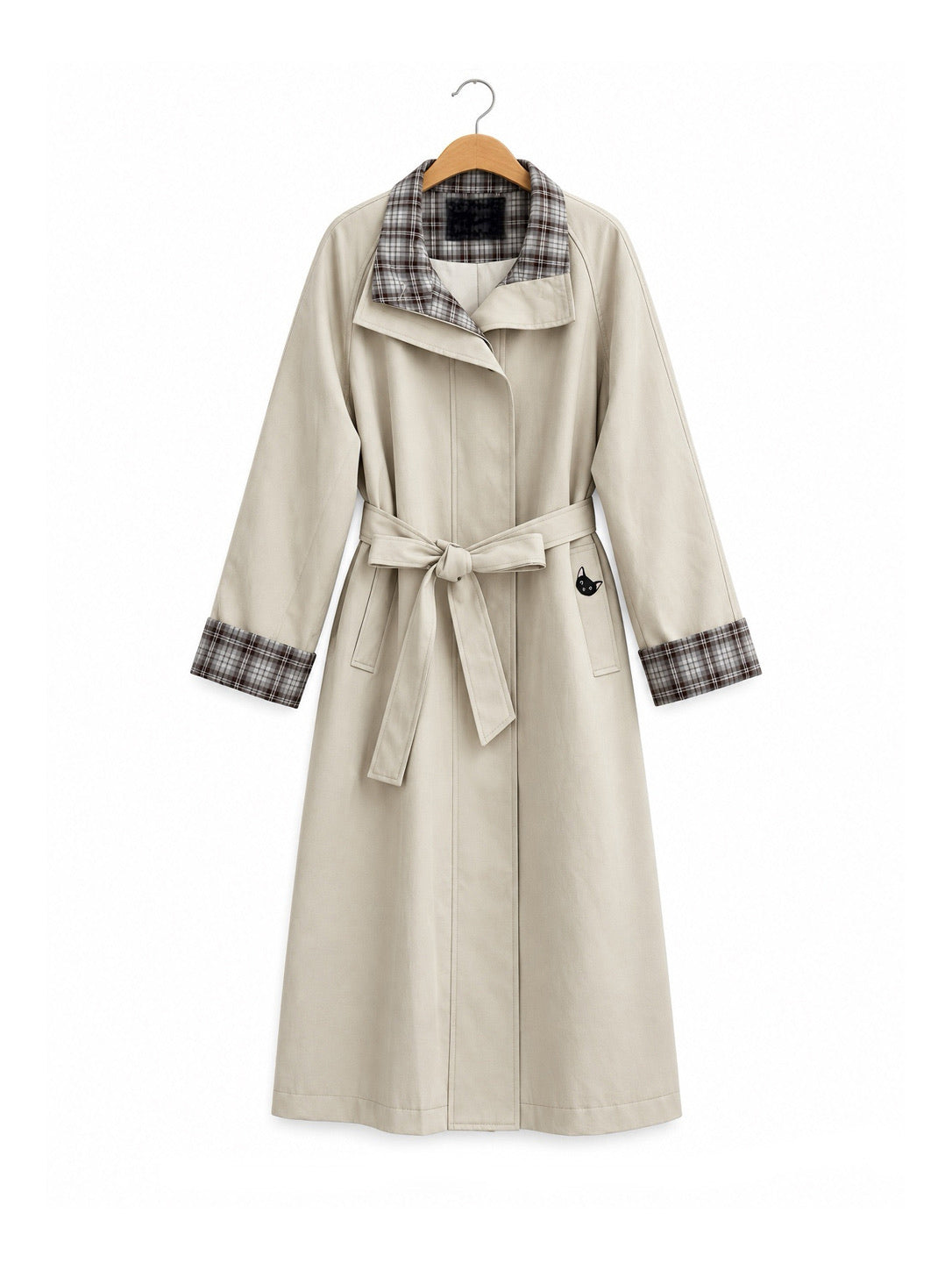 Dr Watson Tartan Trench Coat