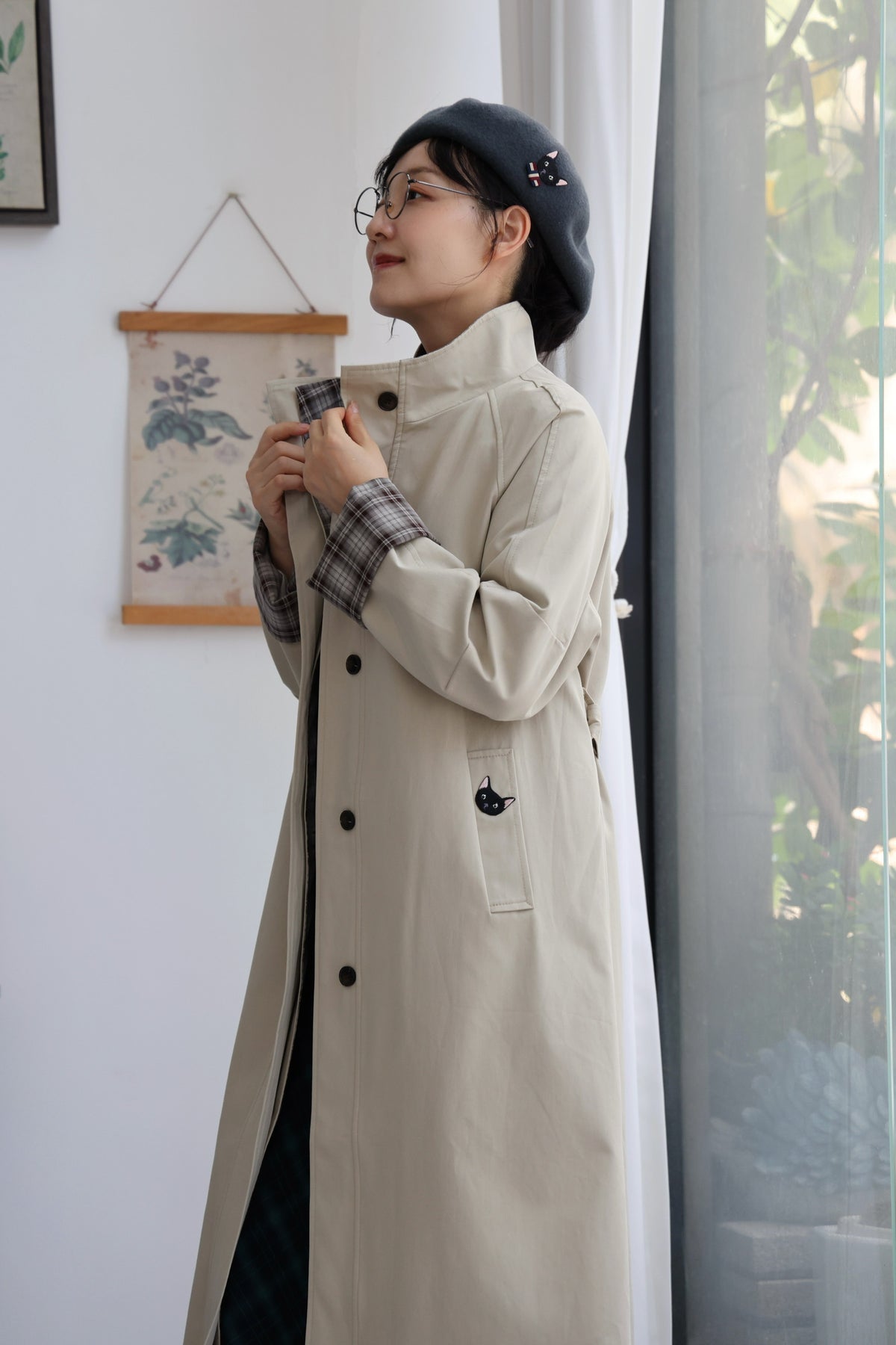 Dr Watson Tartan Trench Coat