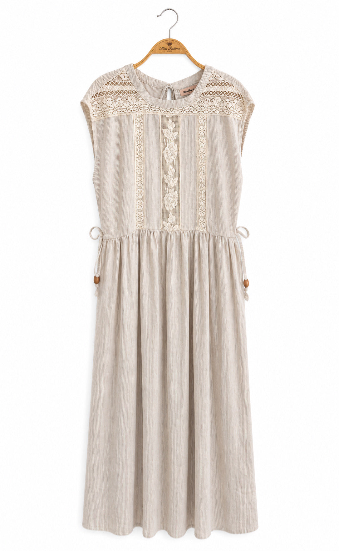 Edwardian Linen Lace Dress (2 Colours)
