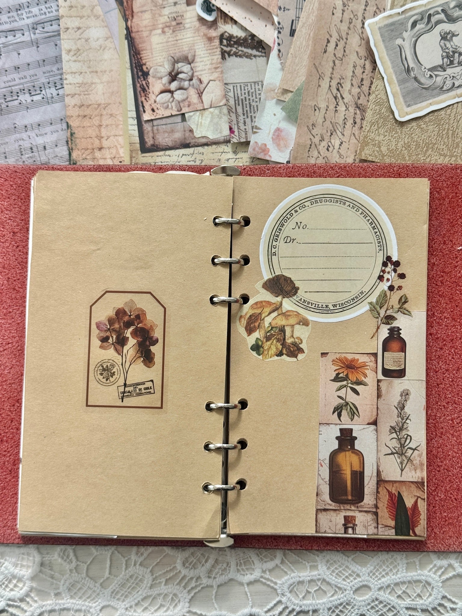 Envelope-Style Ring Binder Journal