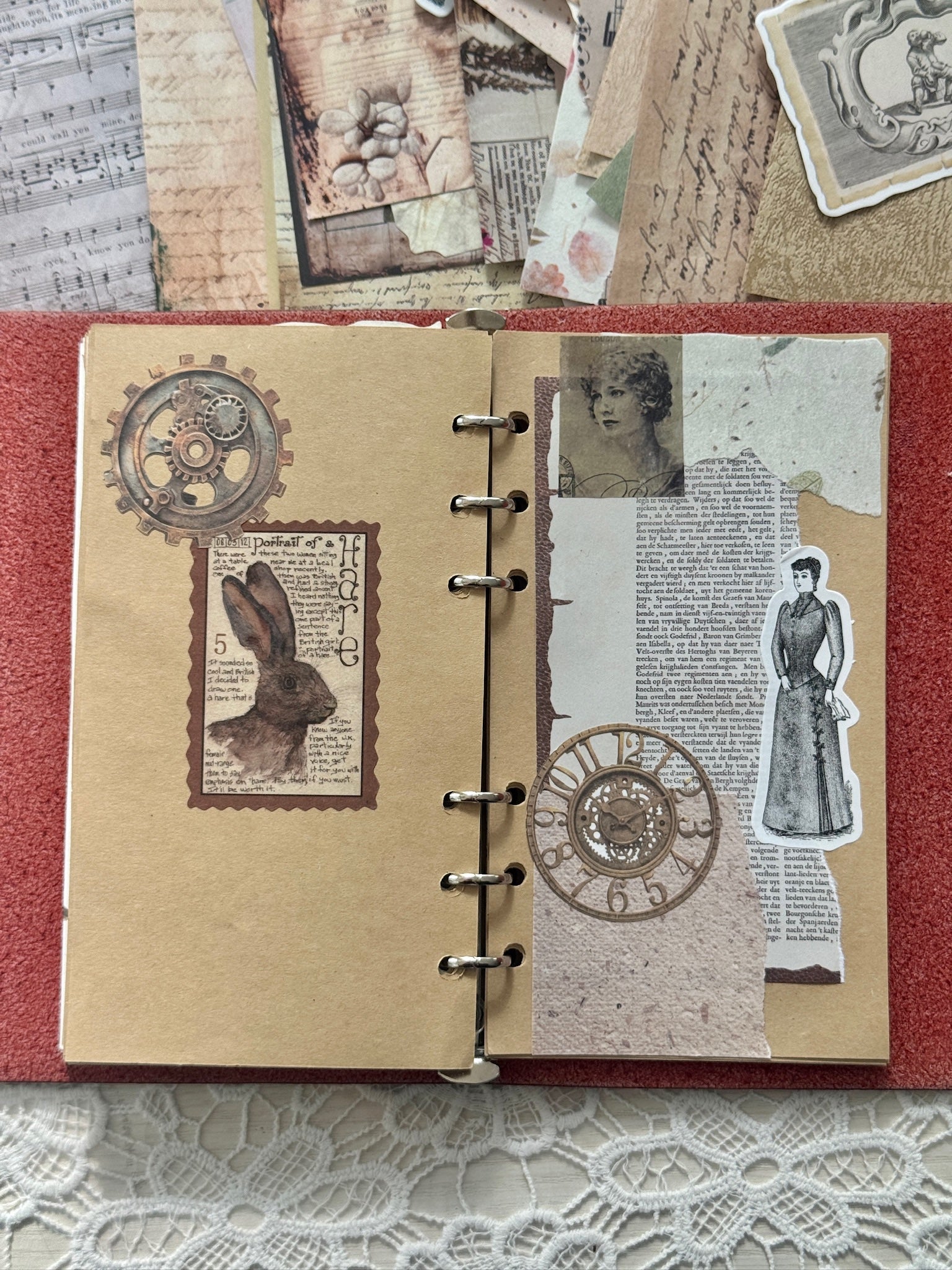Envelope-Style Ring Binder Journal