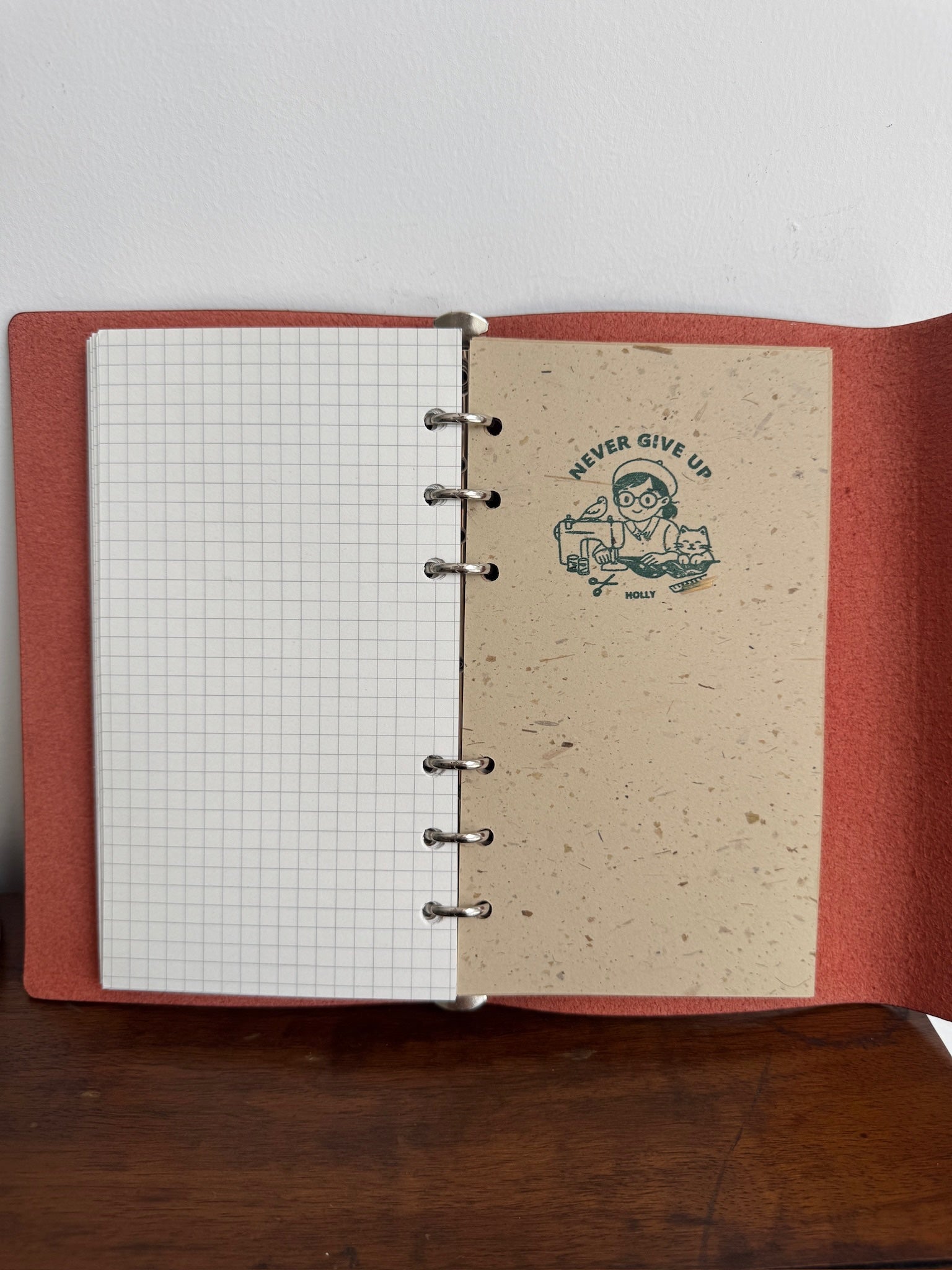 Envelope-Style Ring Binder Journal