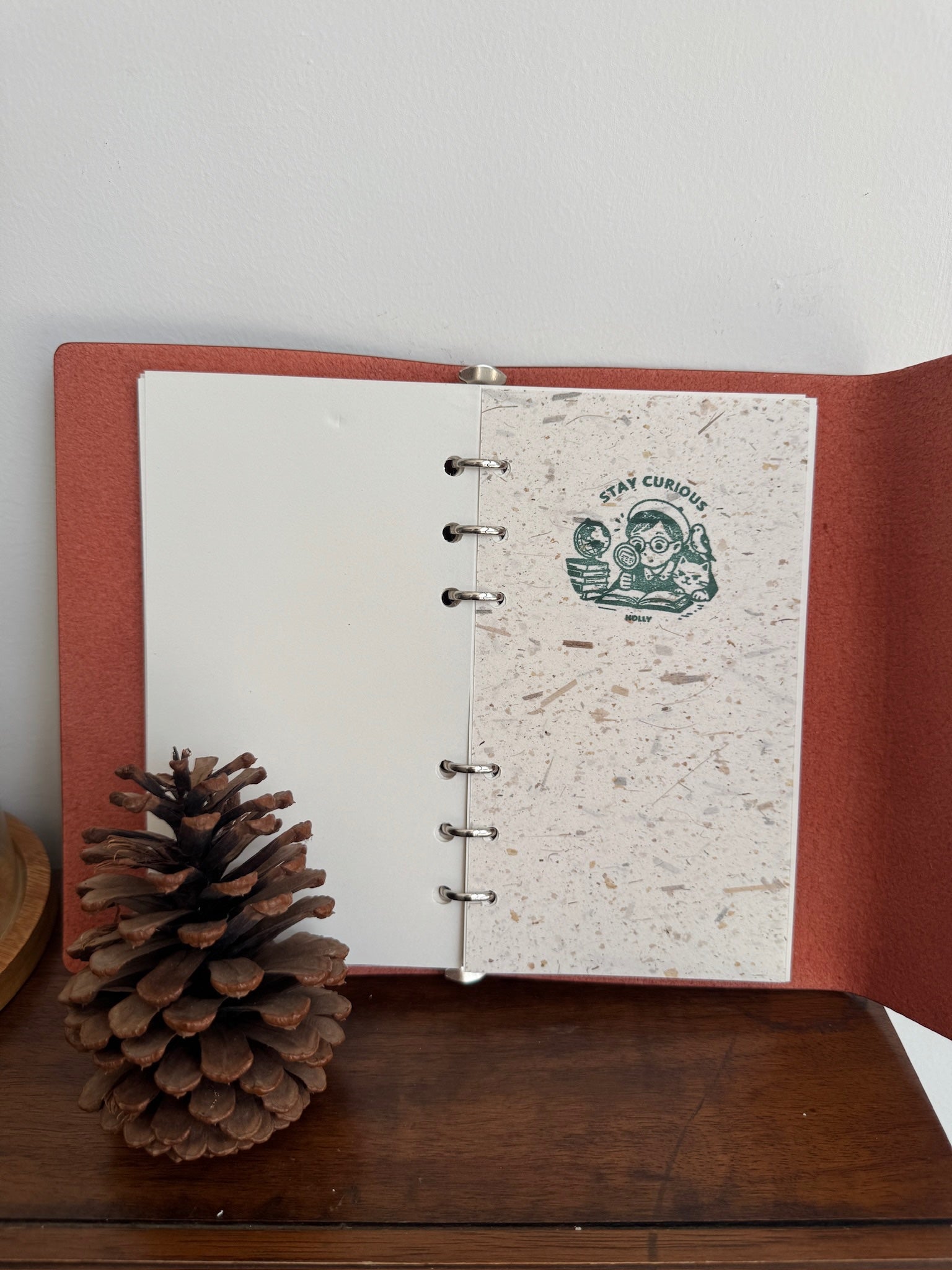 Envelope-Style Ring Binder Journal