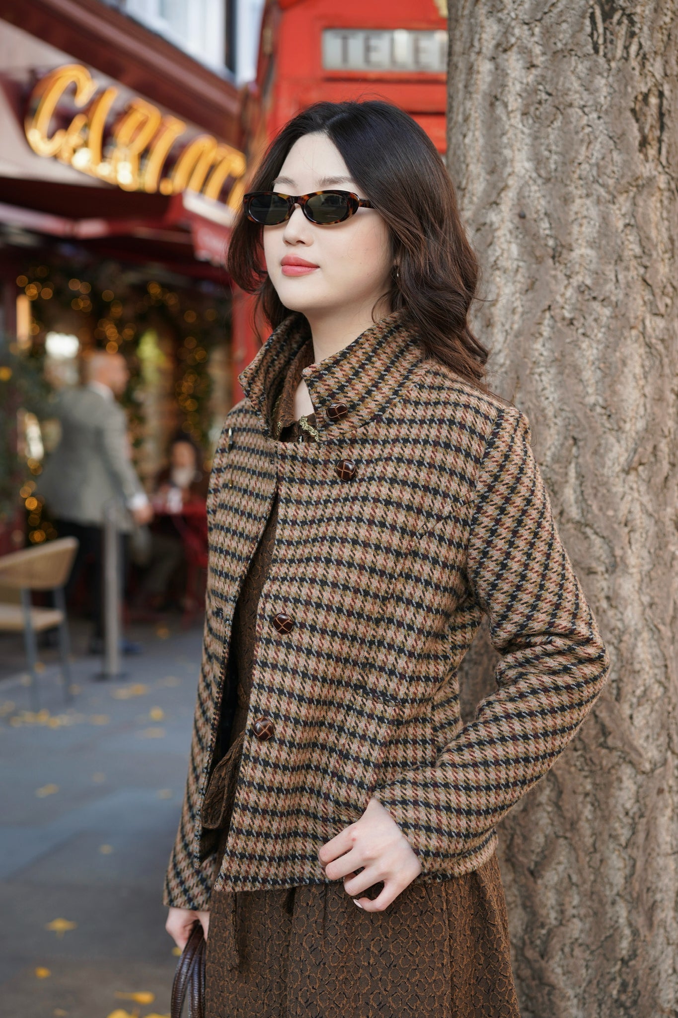 Veste en tweed pour femme Glyn de Laksen Veste en tweed pour femme Glyn de Laksen