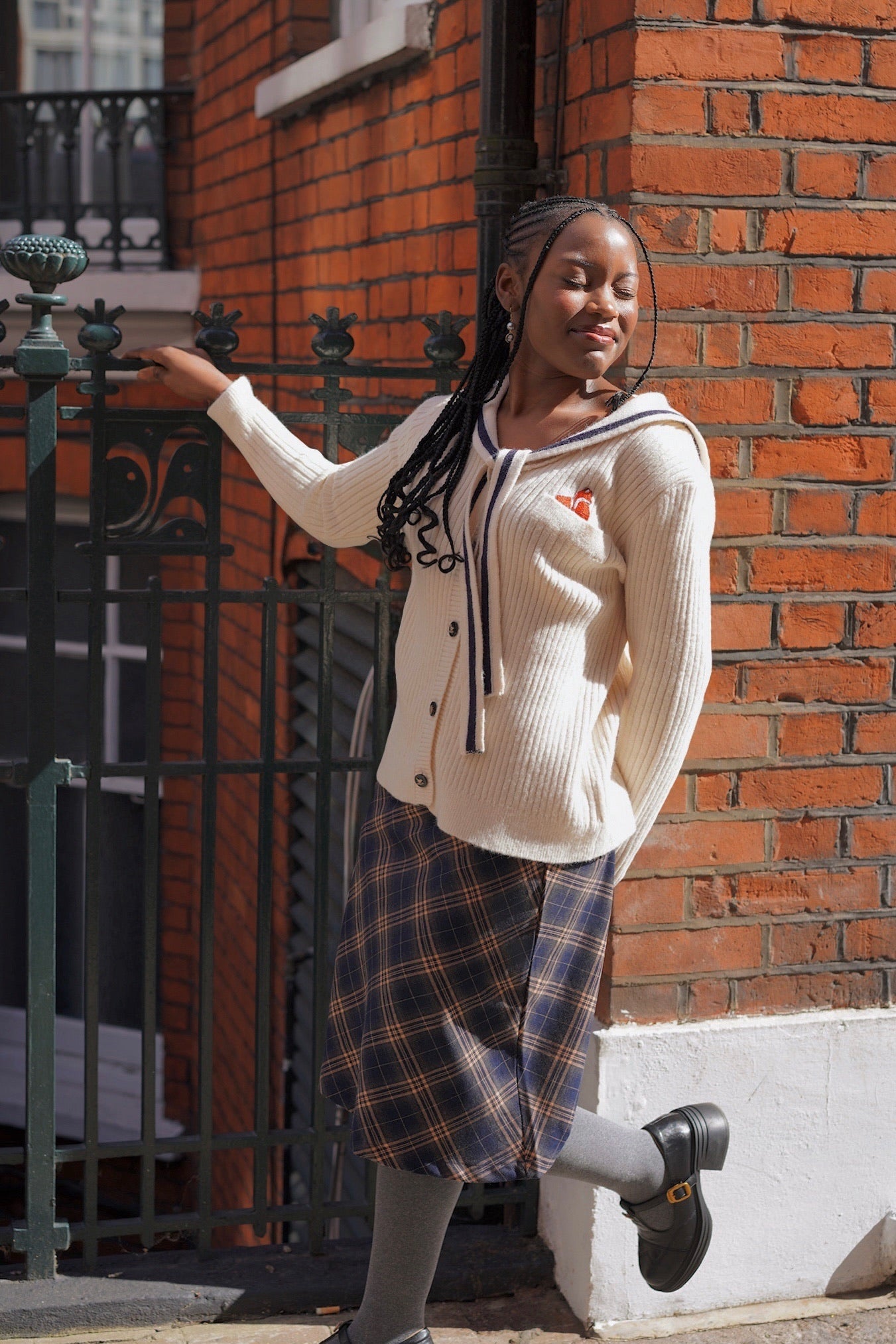 Fantastic Miss Fox Jumper(Cream)