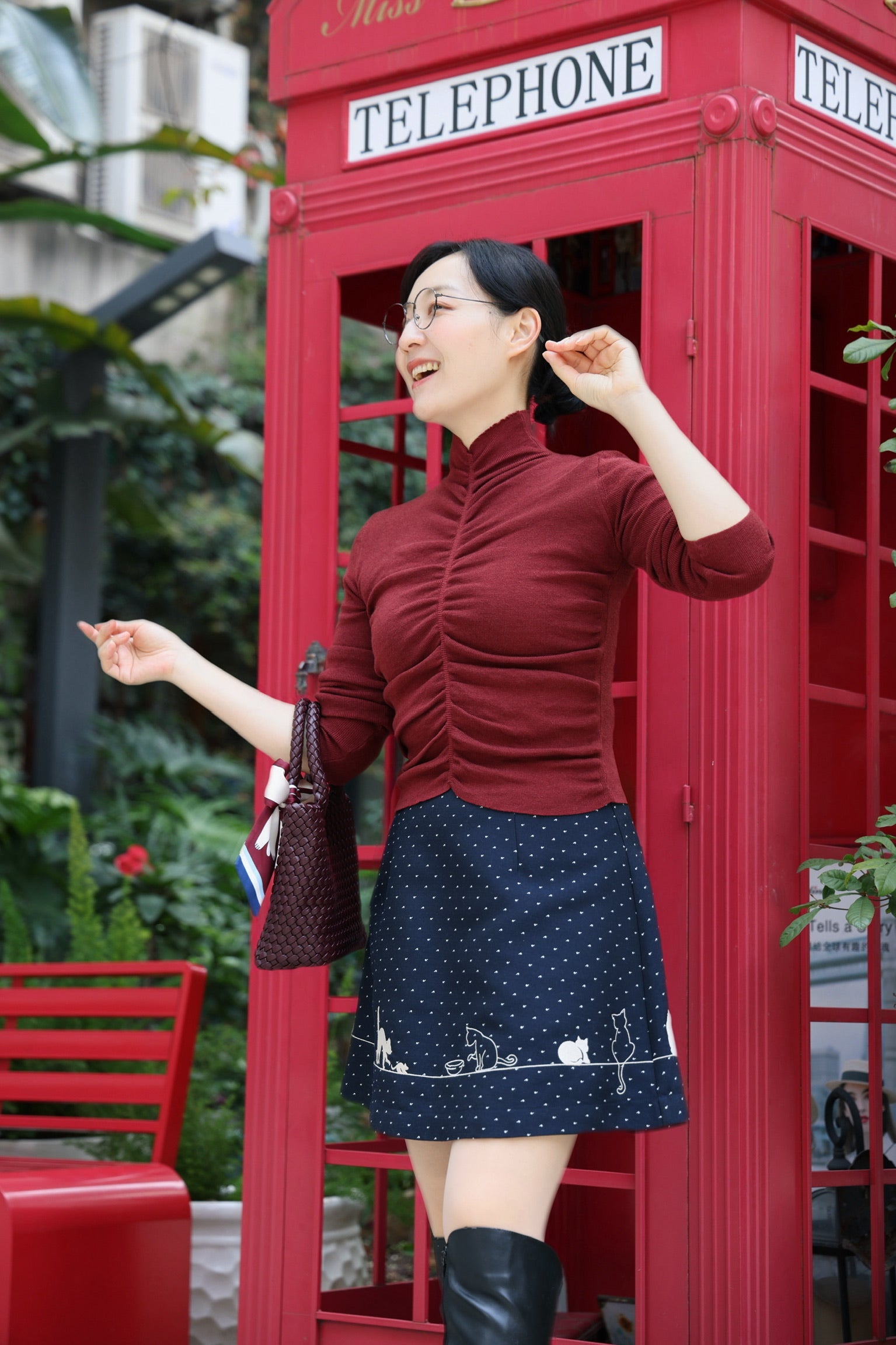 Feline Fling Mini Skirt (Short)