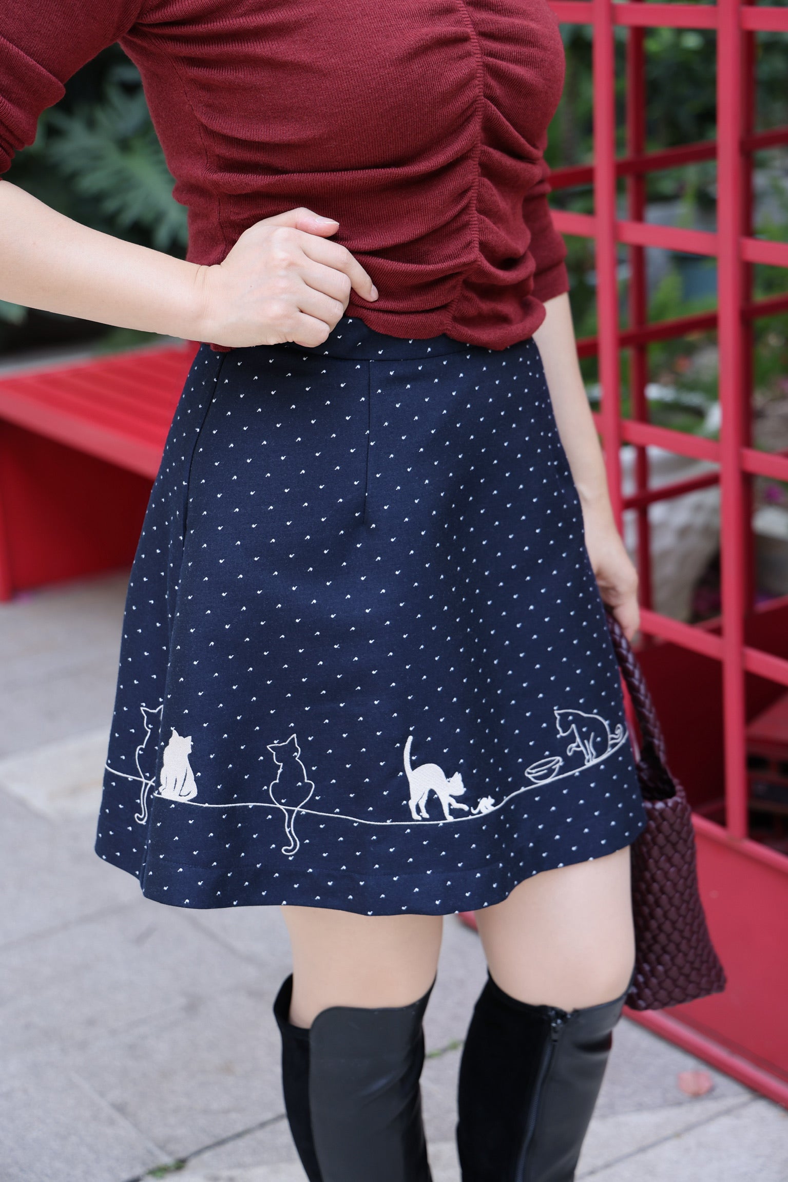 Feline Fling Mini Skirt (Short)