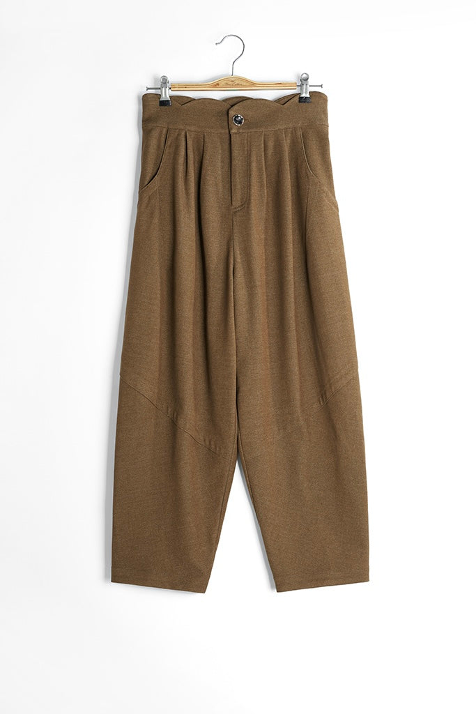 Flower Bud Trousers (Toffee)