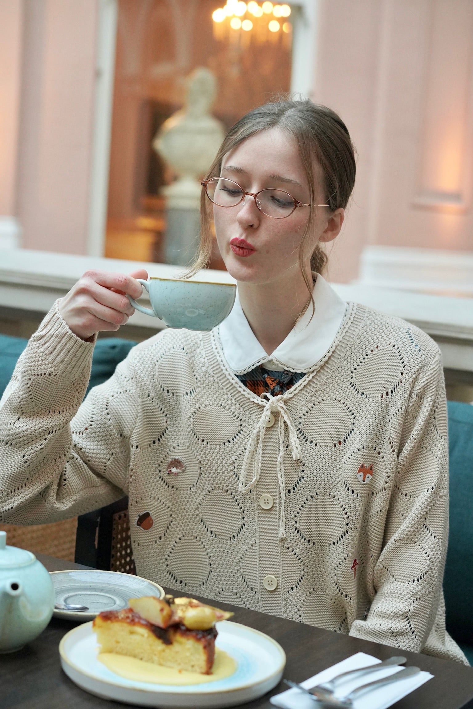 Forest Friends Jumper (Beige)