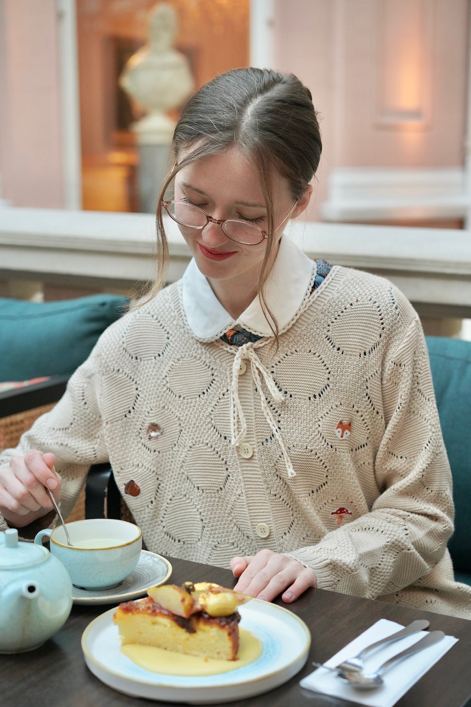 Forest Friends Jumper (Beige)