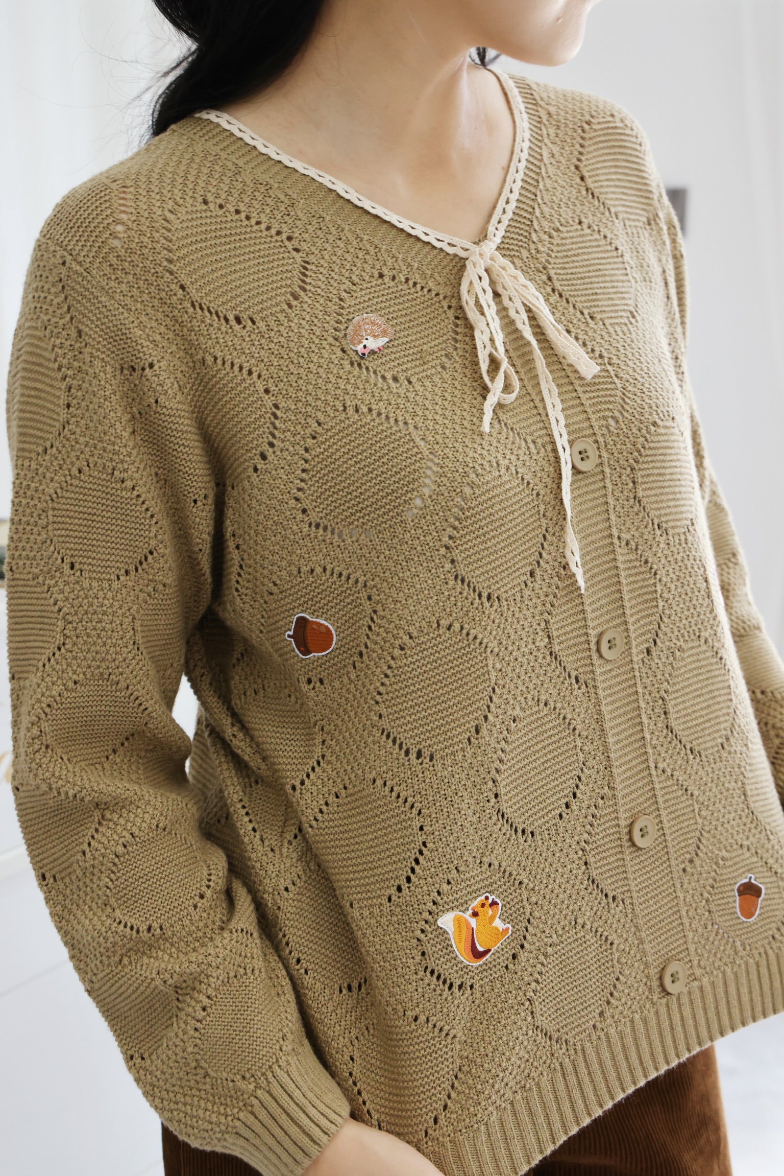 Forest Friends Jumper (Khaki) – Miss Patina