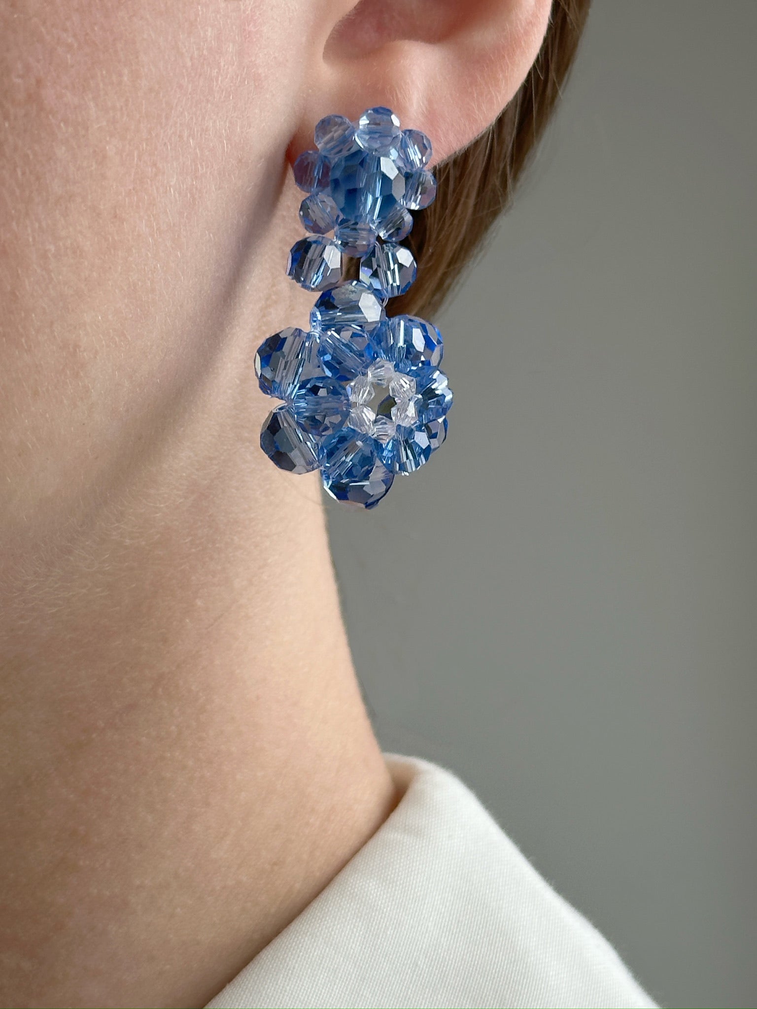 Forget-Me-Nots Drop Earring