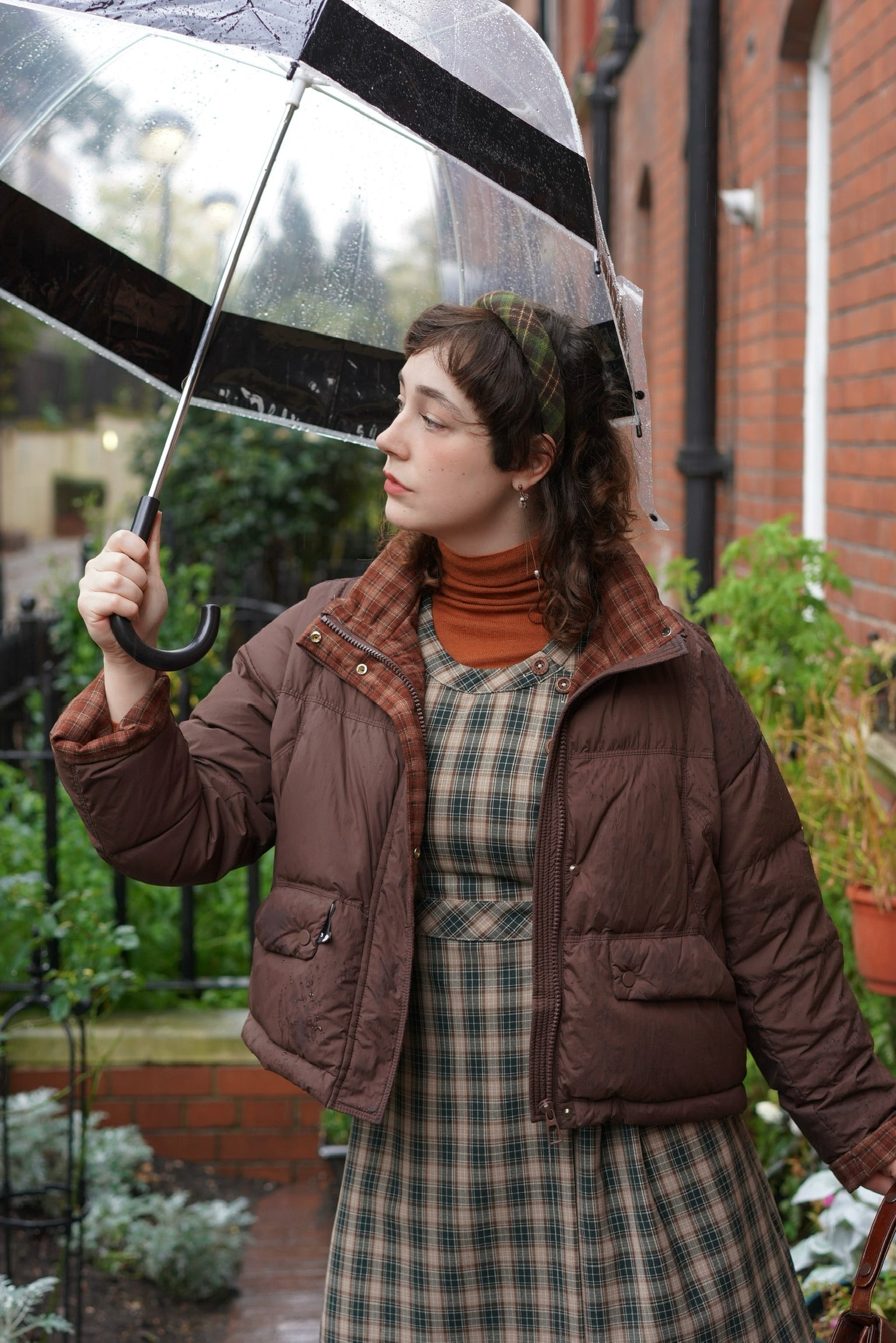 Fraser Natural Down Puffer Jacket (Chestnut Brown)