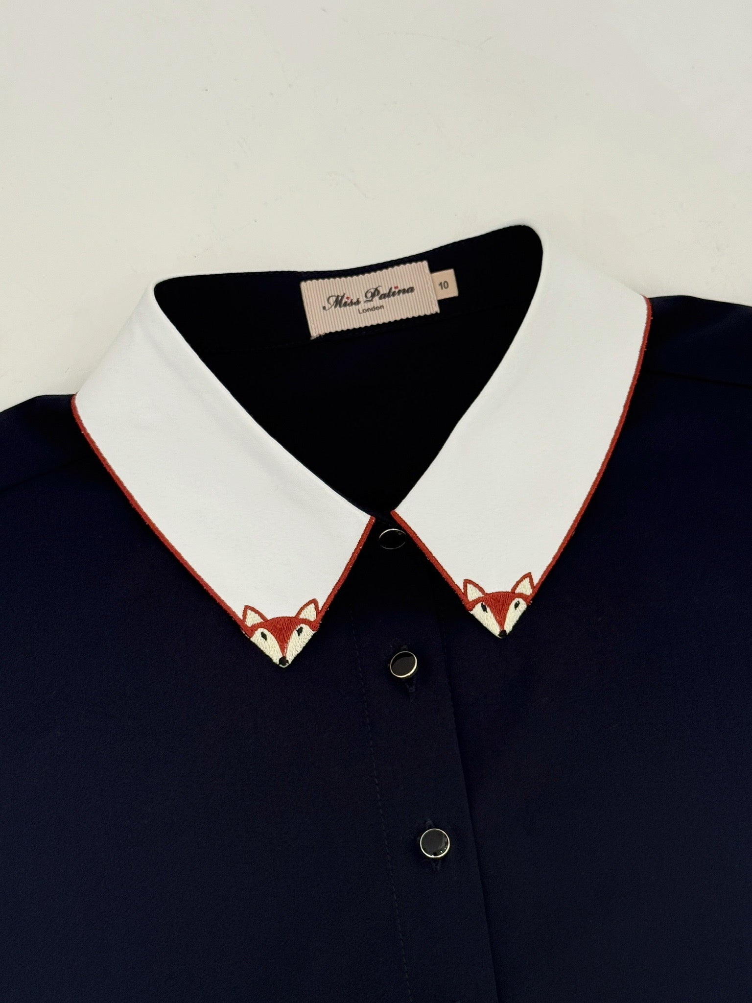 Friendly Fox Short Sleeve Shirt (Classic Navy)