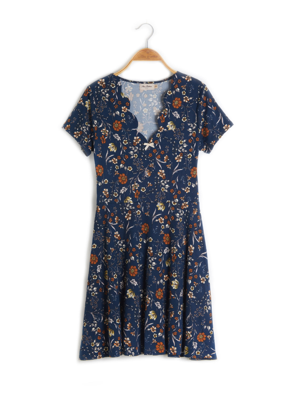 Gardenia Navy Bow Dress