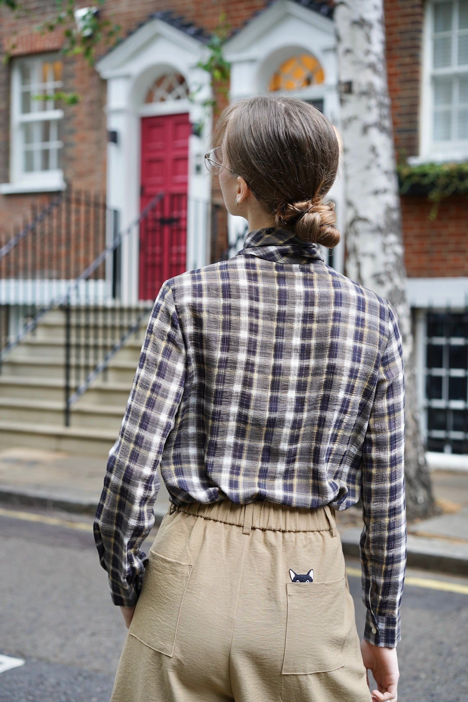 Gentleman Summer Suspender Culottes (Camel)
