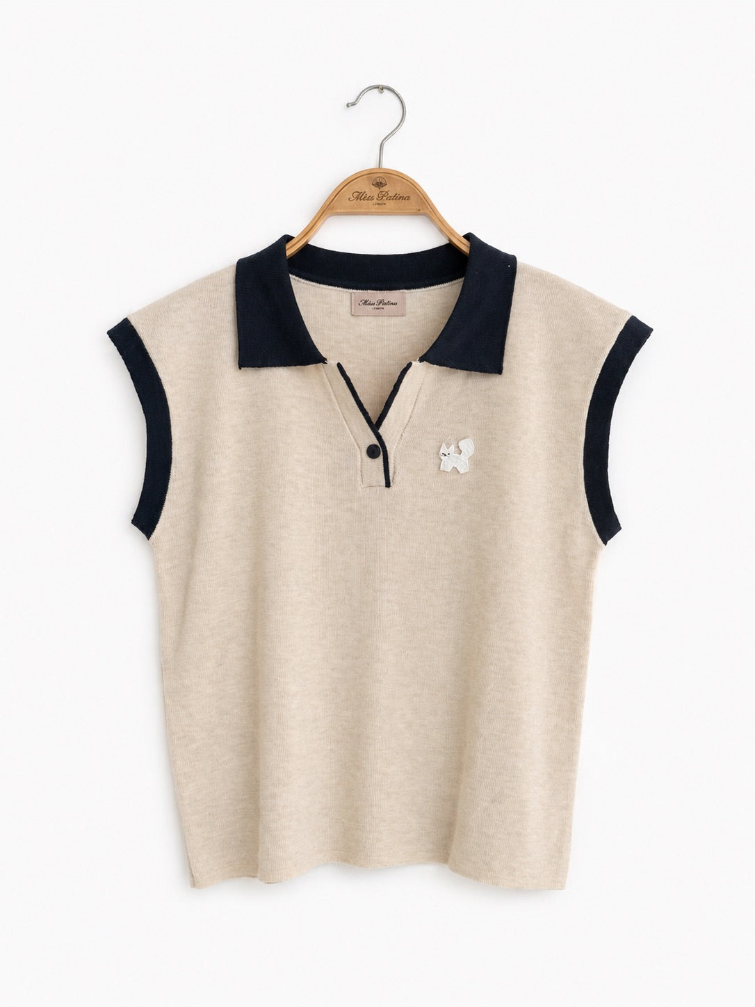 Golfing Cat Knit Vest