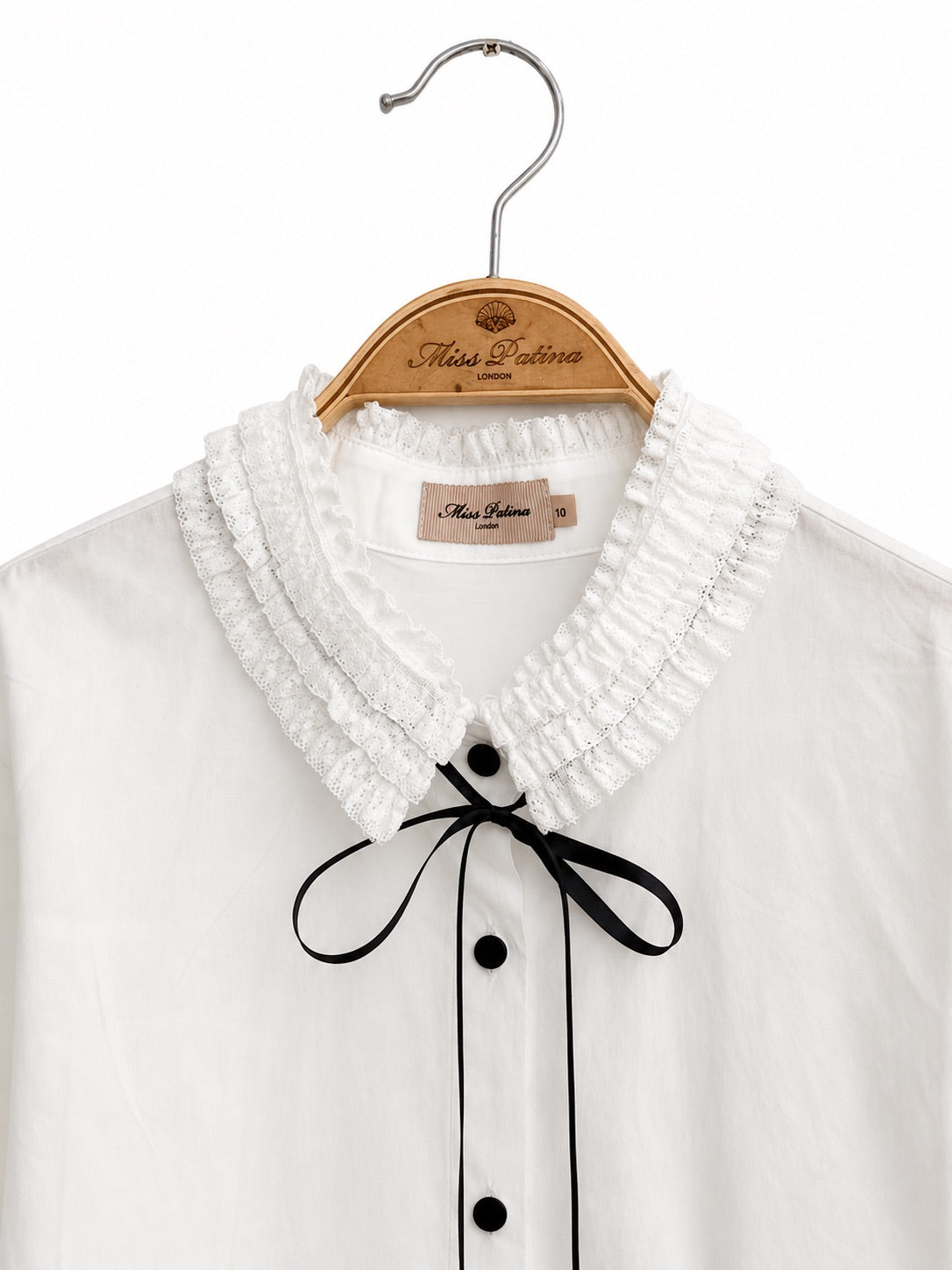 Gothic Prep Ruffle-Collar Shirt