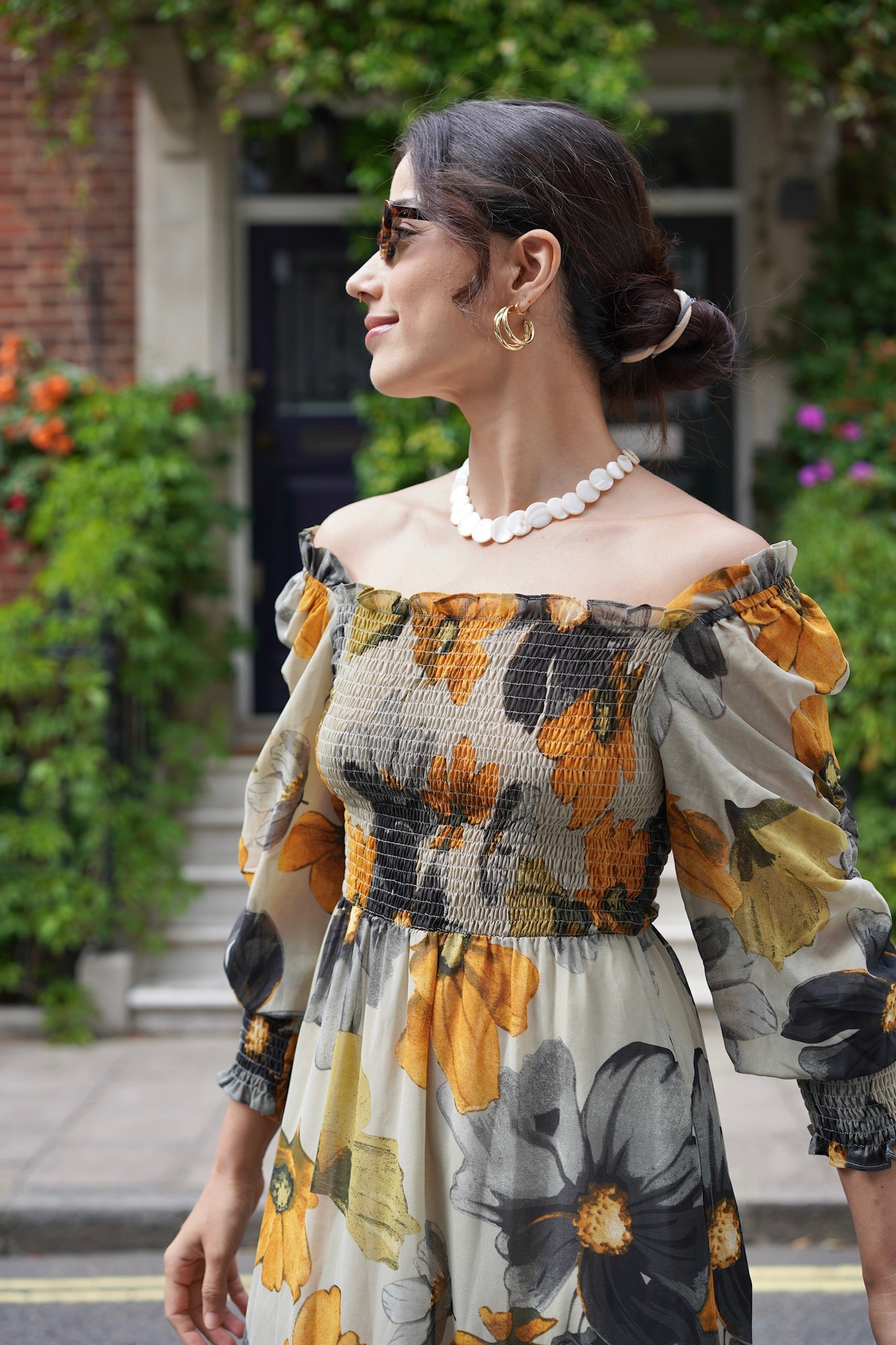 Mother Of Pearl Mod Necklace