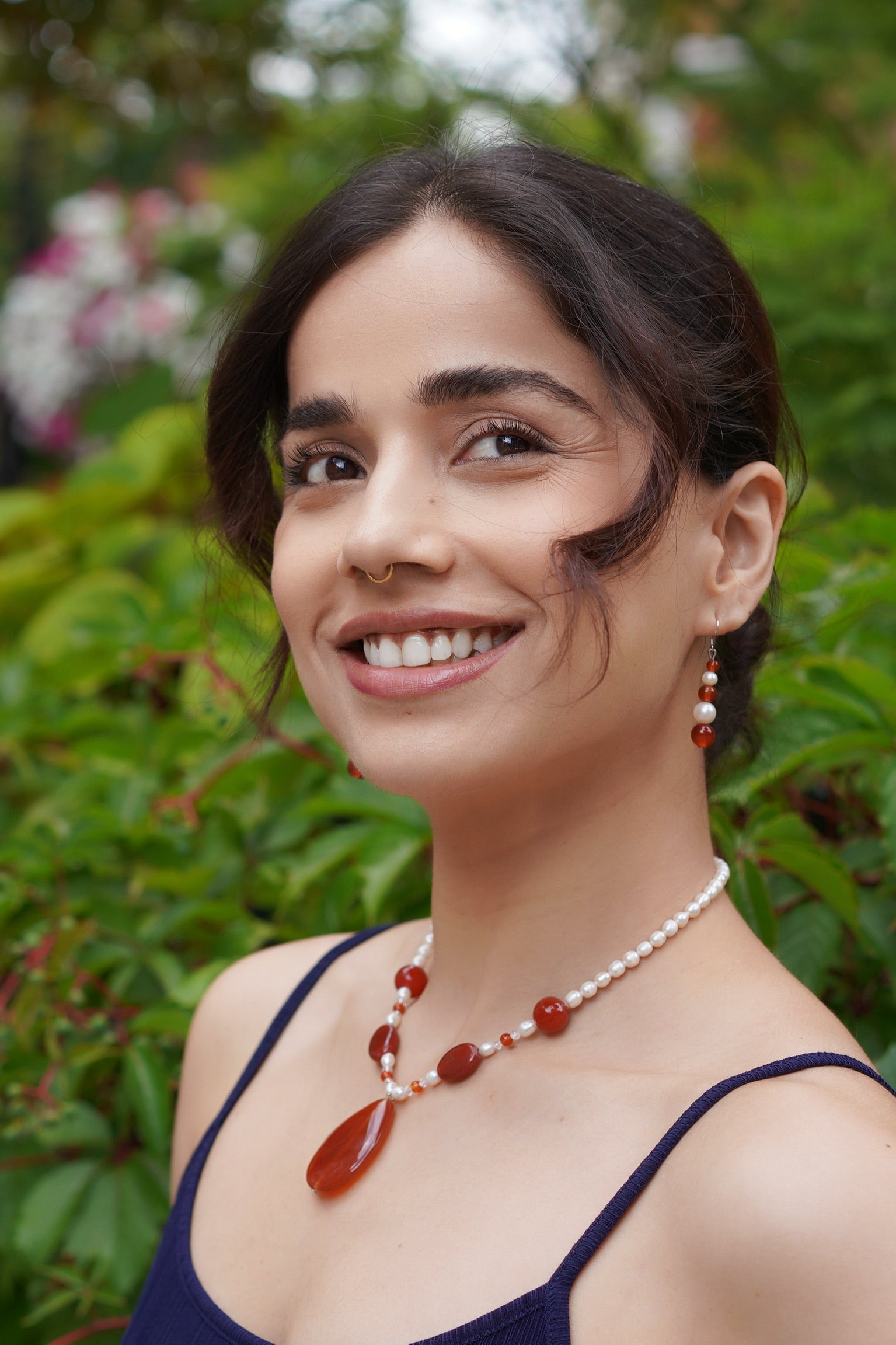Healing Heart Crystal & Pearl Jewelry Set (3 colours)