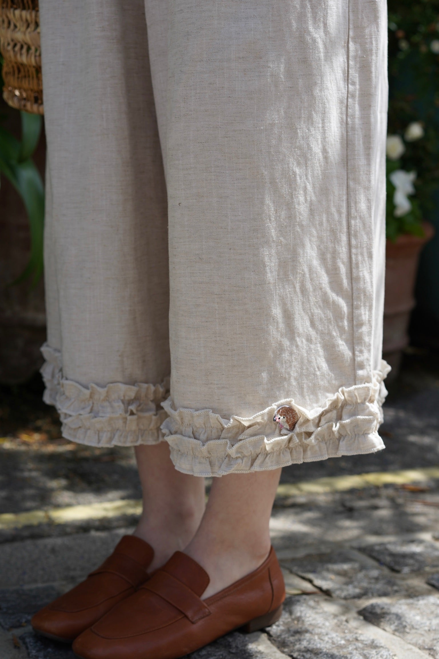 Hedgehog On Holiday Swing Trousers