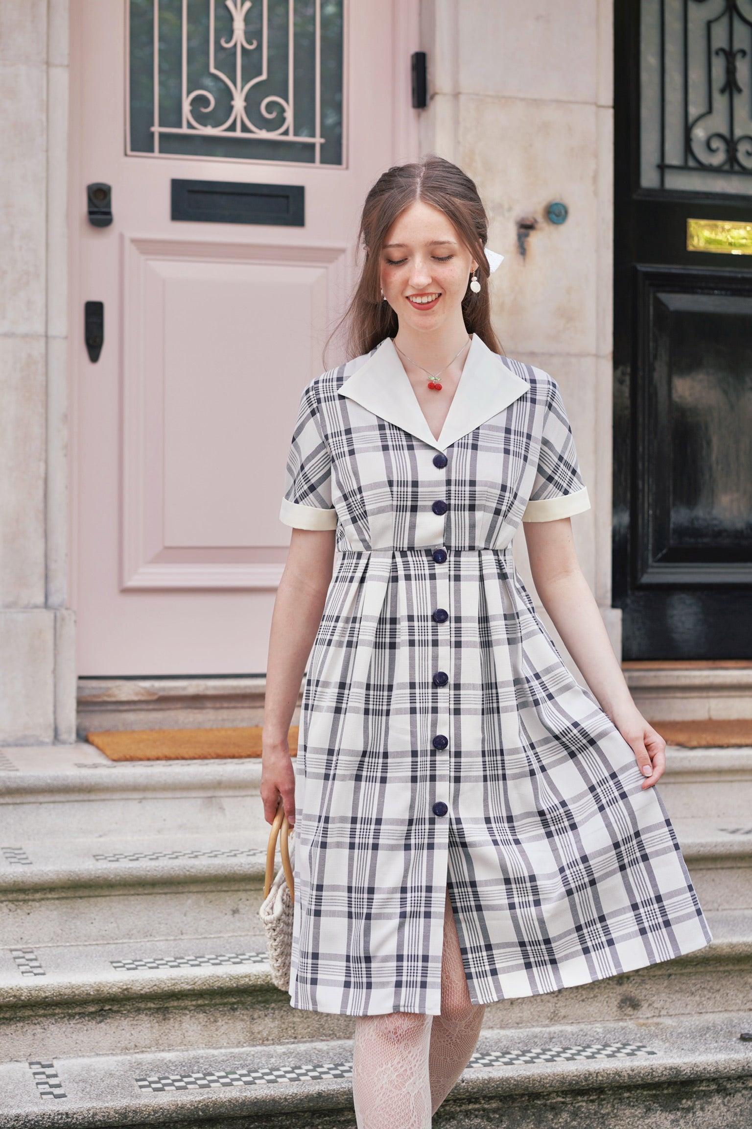 classic audrey hepburn dresses This dress from @theprettydress is straight out of your favorite Audrey Hepburn movie. Classic is always appropriate. . . . #diorvintage #elegant #1950s #classicstyle