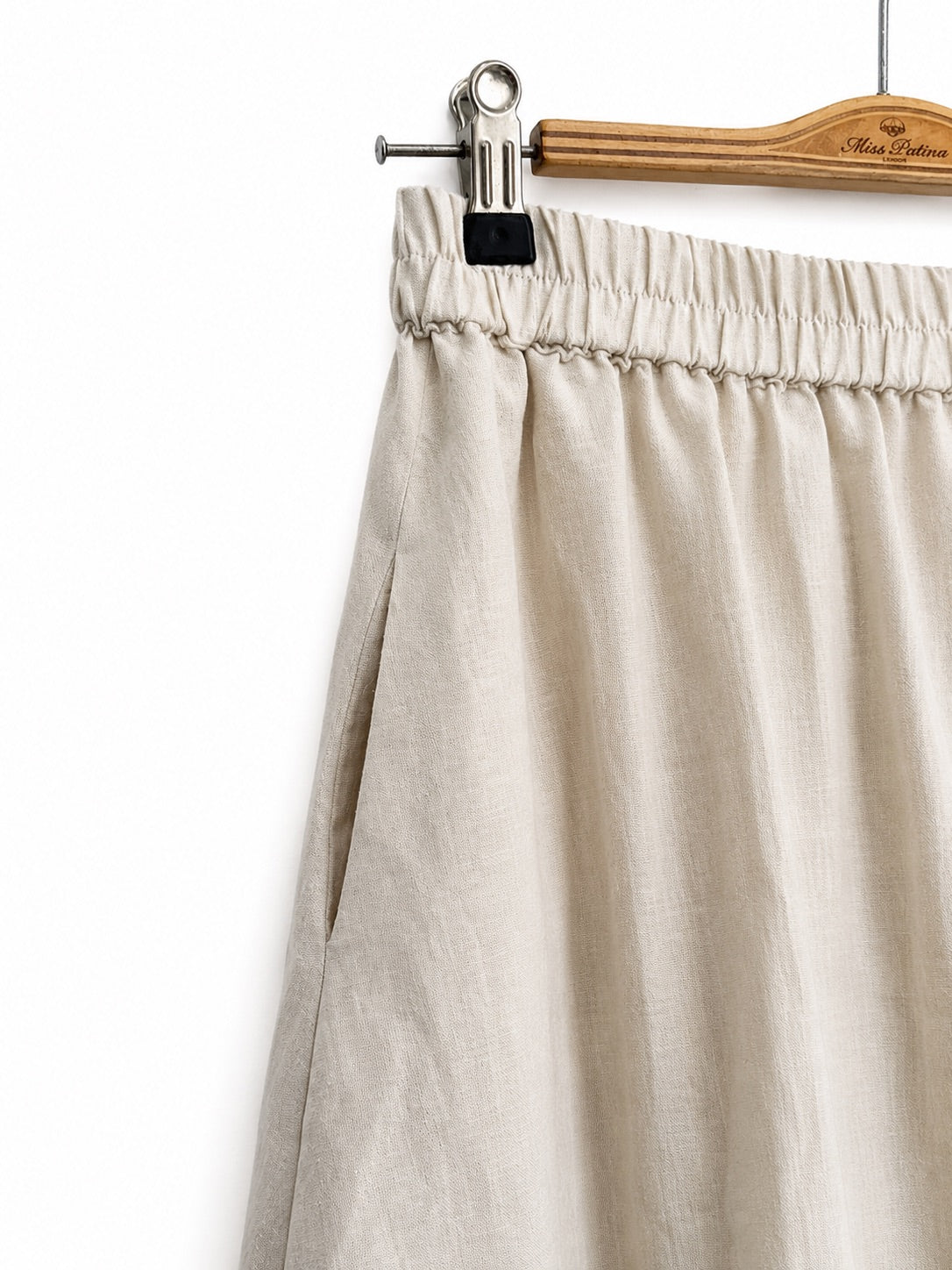 Herb Garden Linen-Blend Skirt