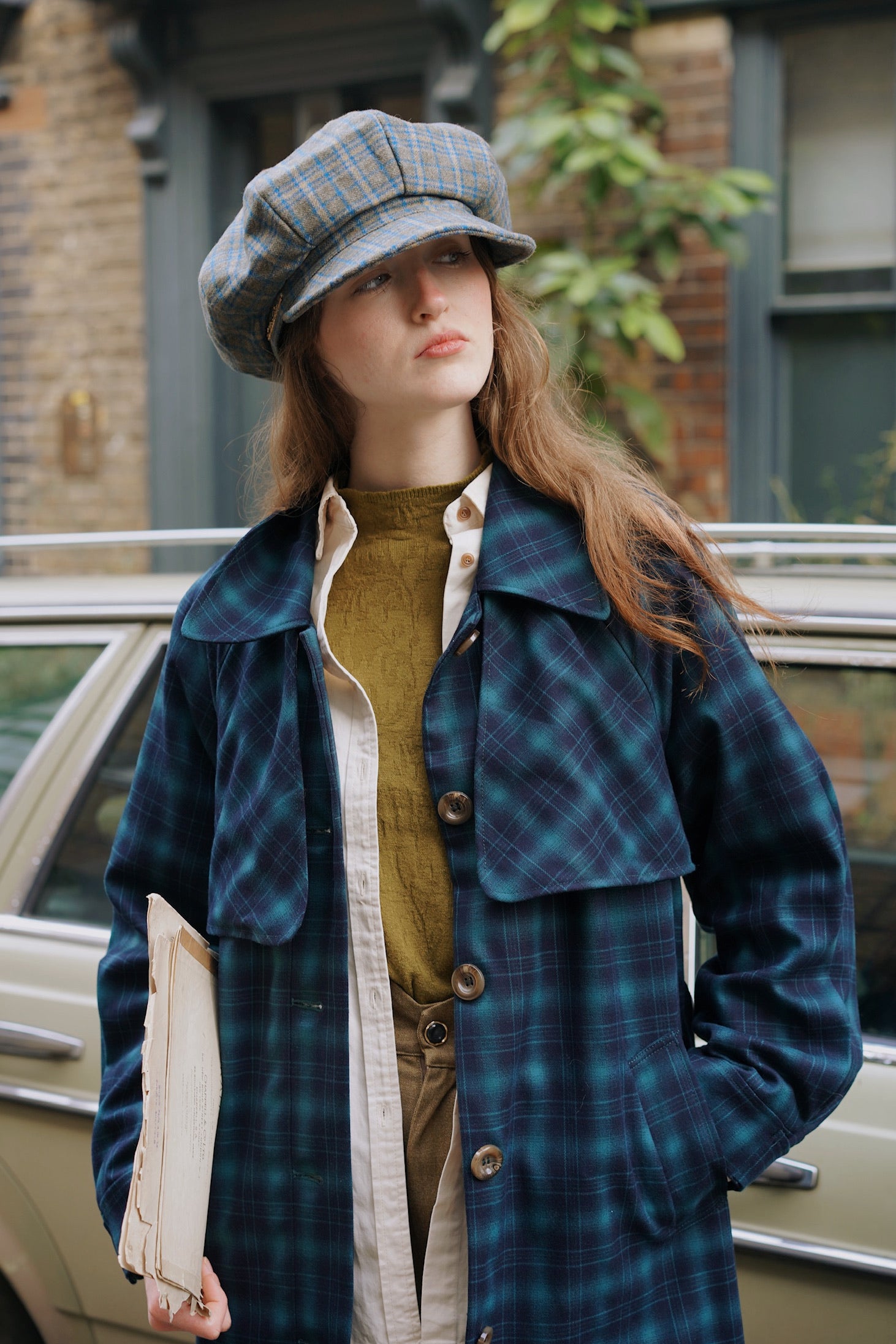 Highland Tartan Trench Coat