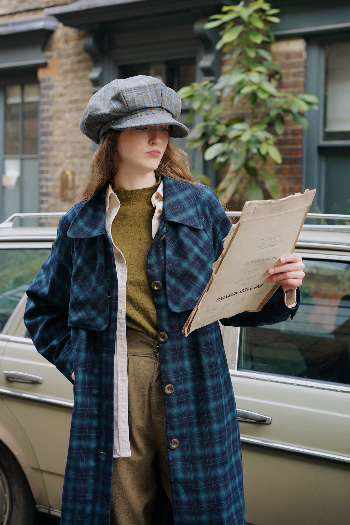 Highland Tartan Trench Coat