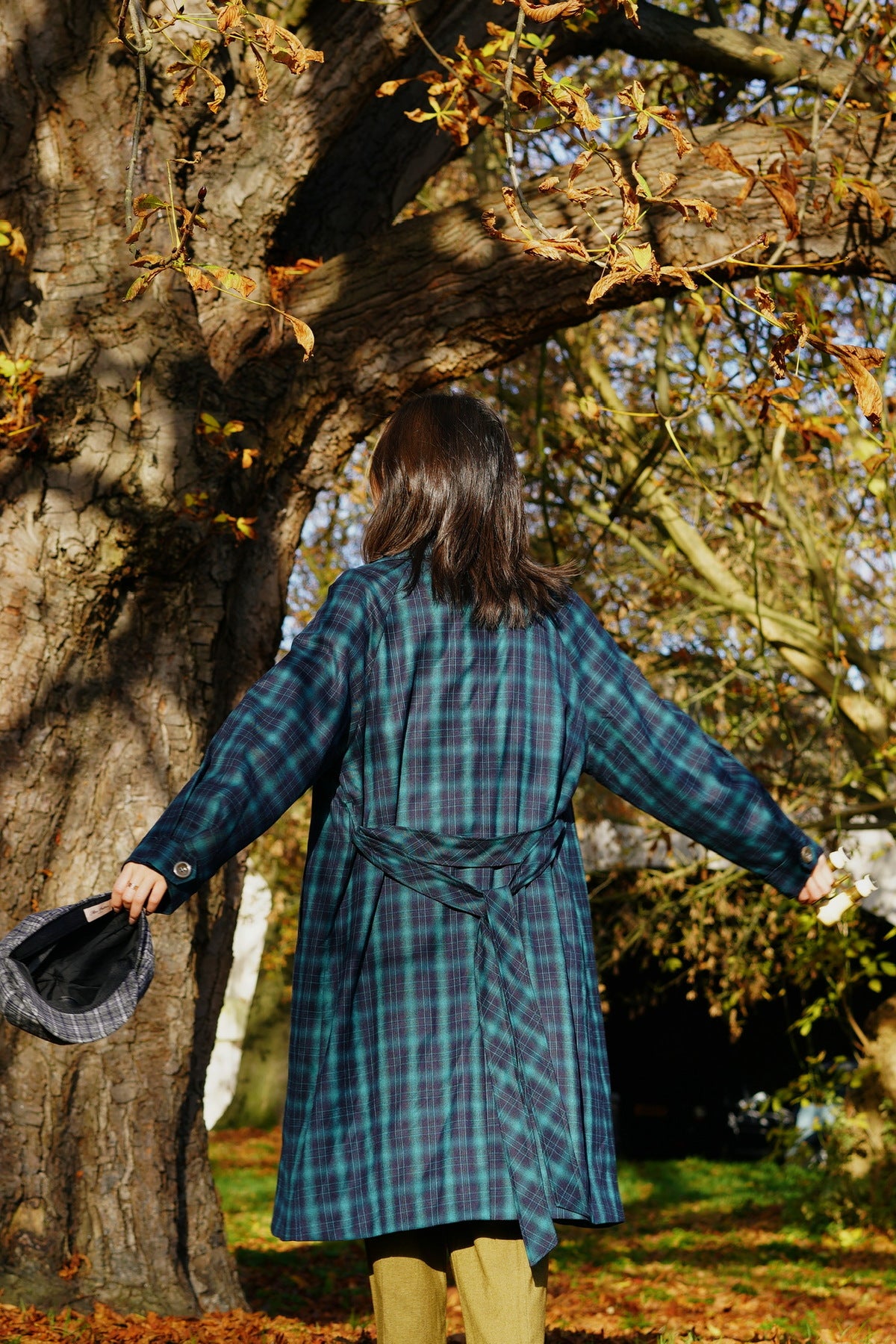 Highland Tartan Trench Coat