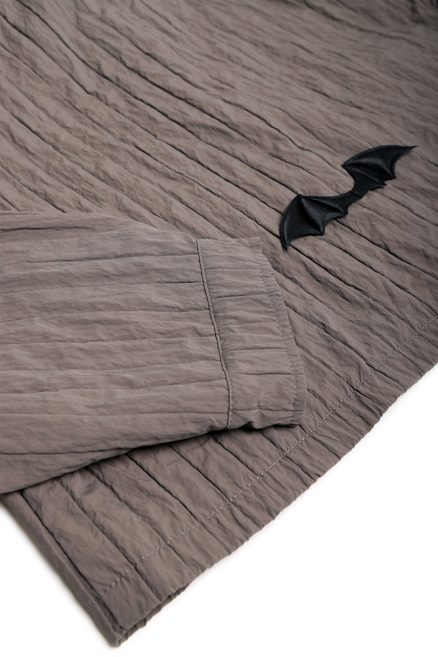 Holloway Bat Wing Cropped Jacket (Taupe Grey)