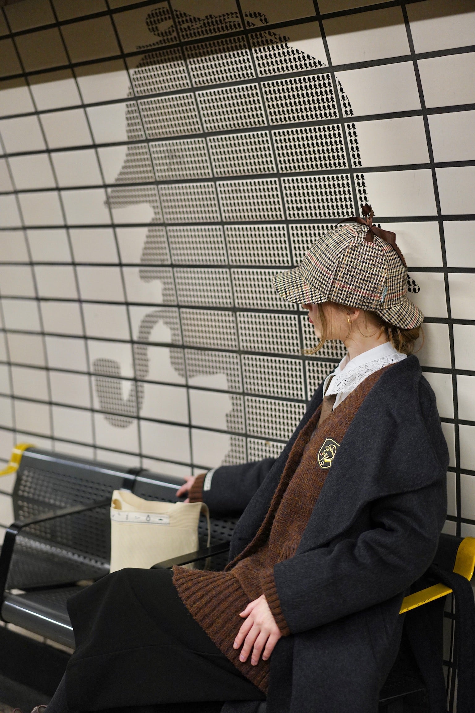 Holmesian Tweed Detective Cap