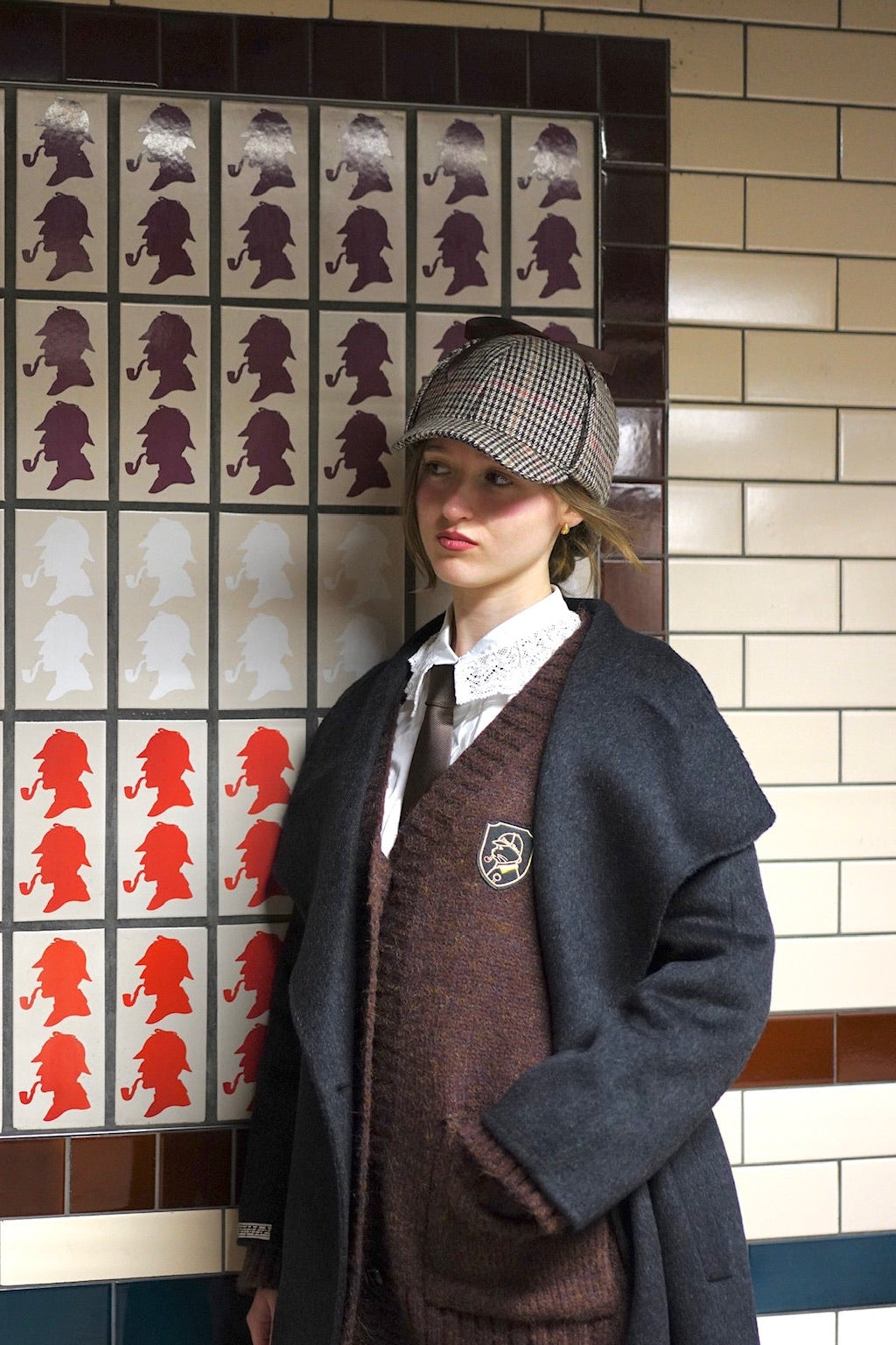 Holmesian Tweed Detective Cap