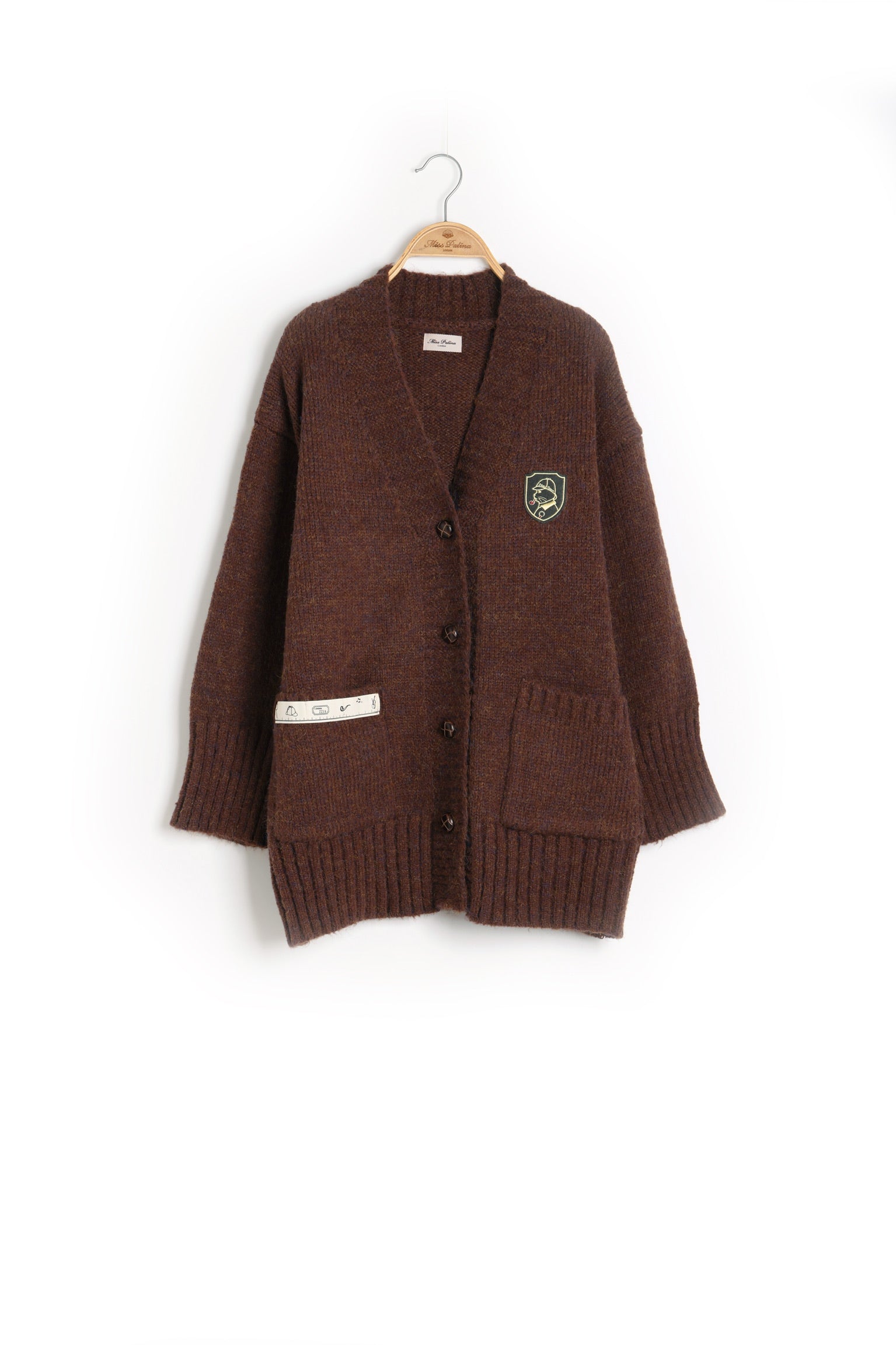 Holmesian Plush Detective Cardigan