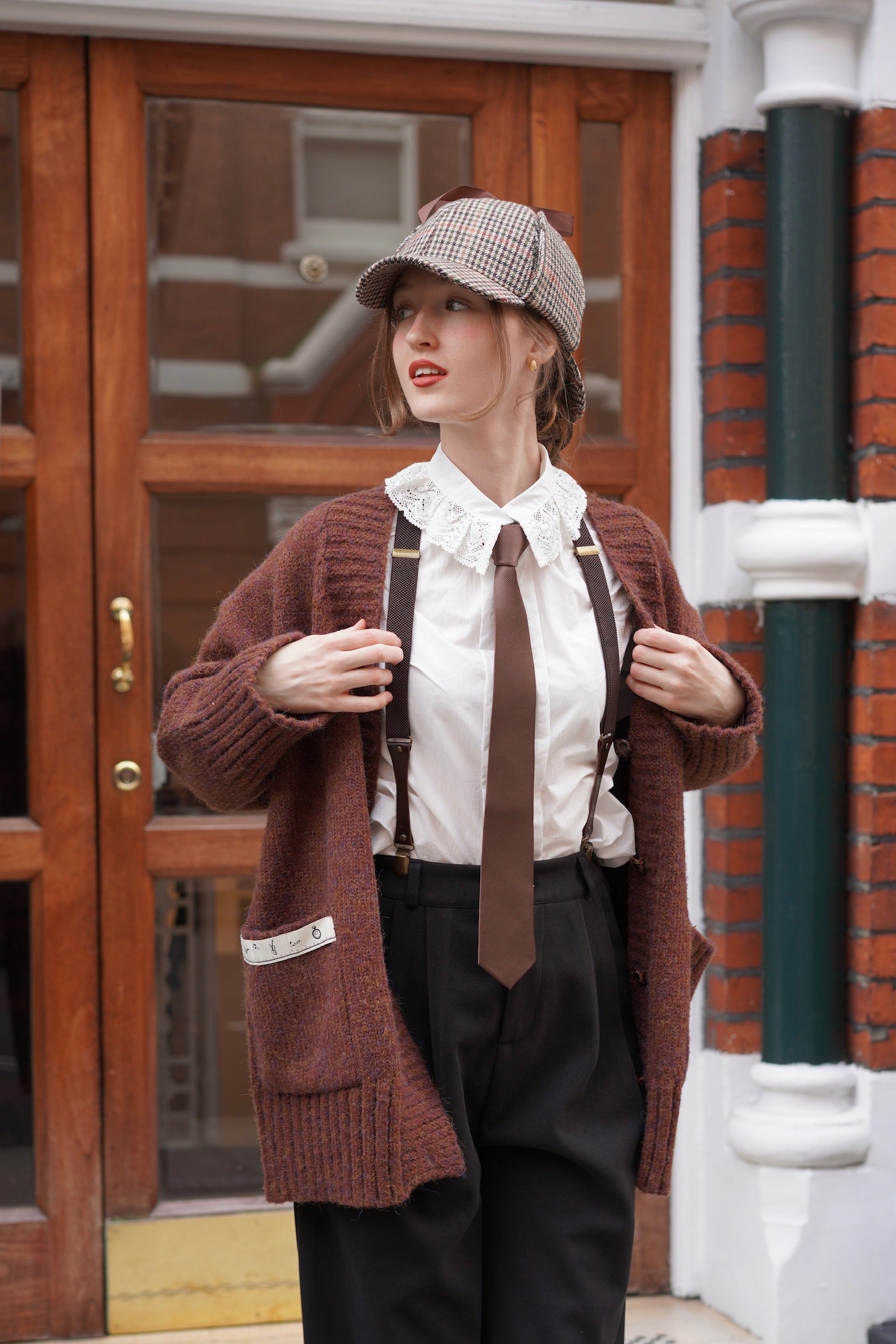 Holmesian Plush Detective Cardigan
