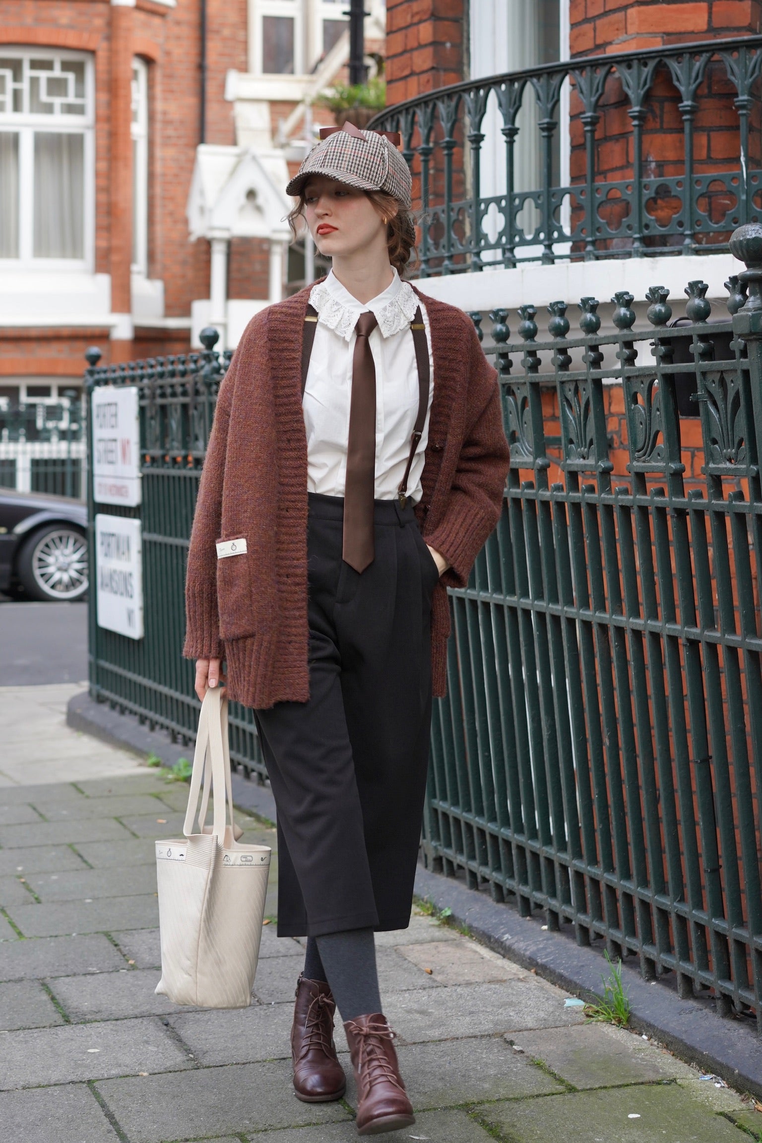 Holmesian Plush Detective Cardigan