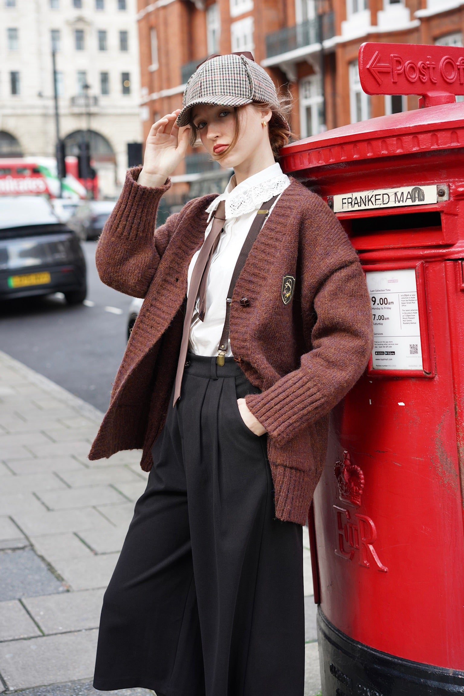 Holmesian Plush Detective Cardigan