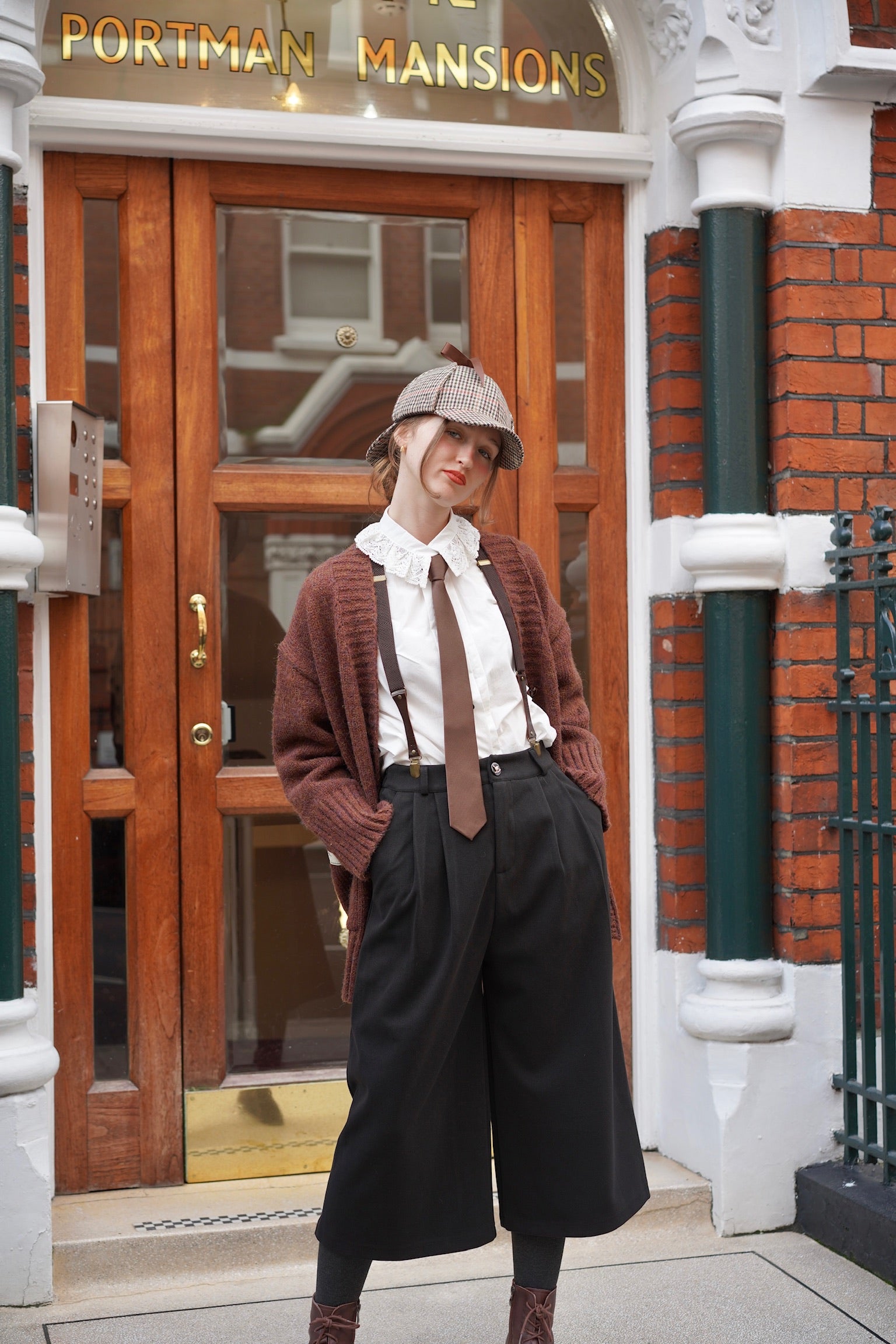 Holmesian Plush Detective Cardigan