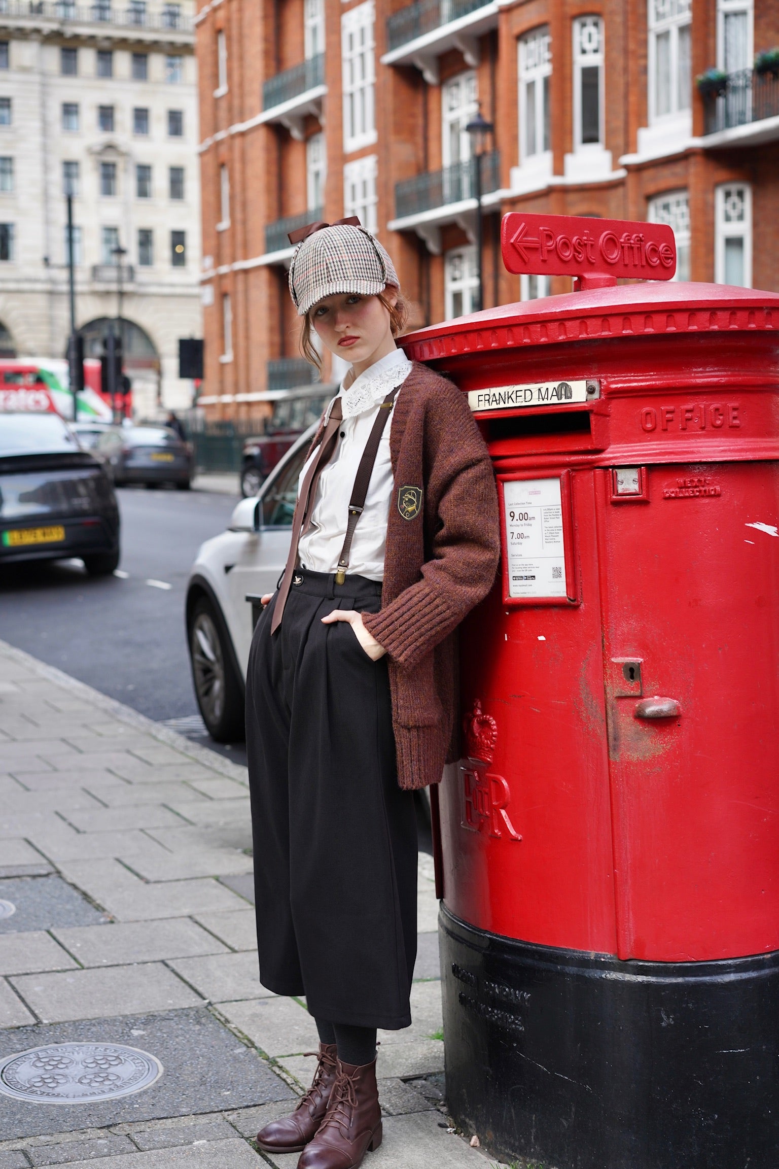 Holmesian Plush Detective Cardigan