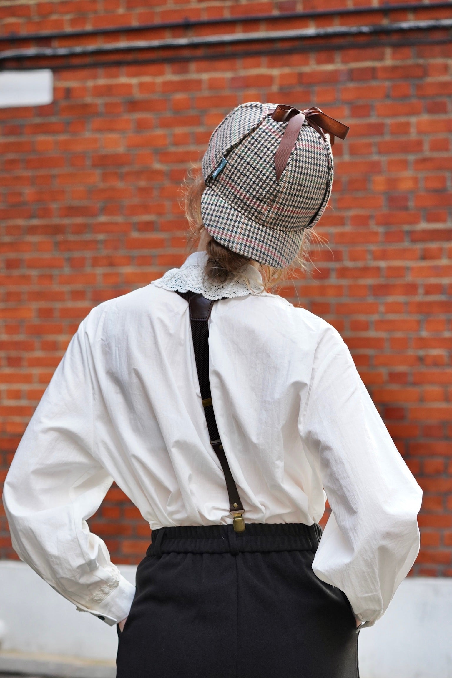 Holmesian Tweed Detective Cap