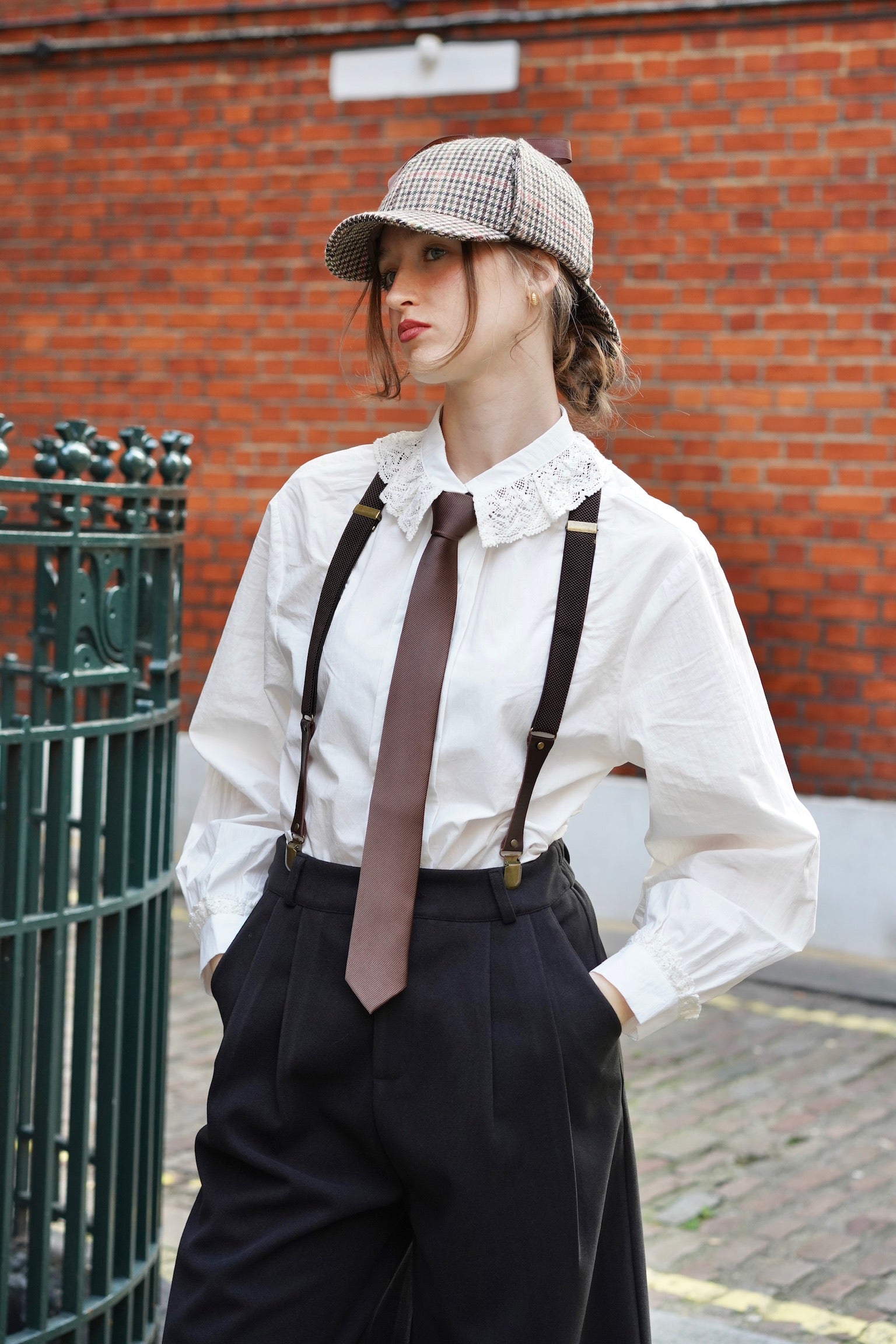 Holmesian Winter Barrel Culotte Black