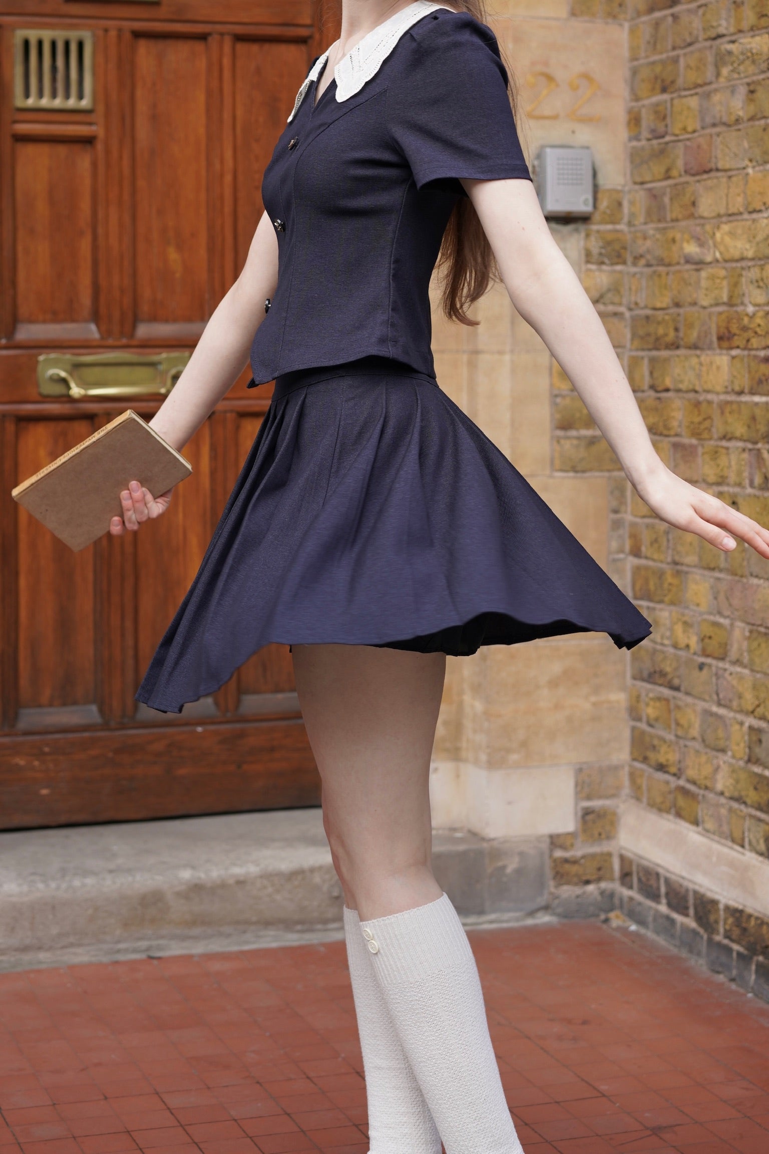Jeanie Pleated Skort