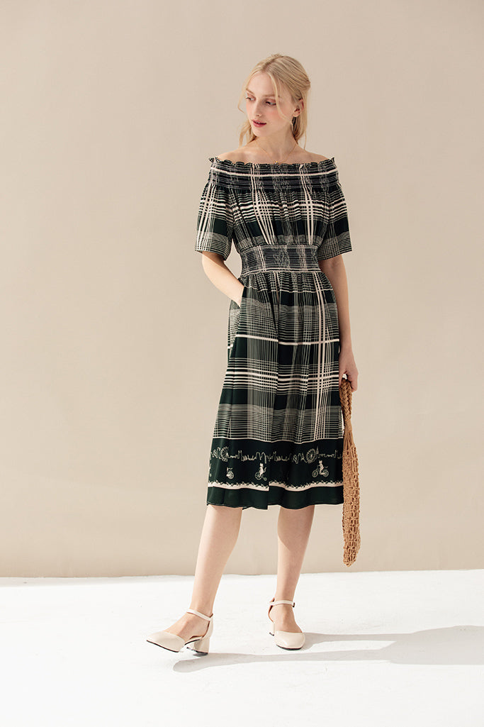 Kitten Ride Picnic Dress