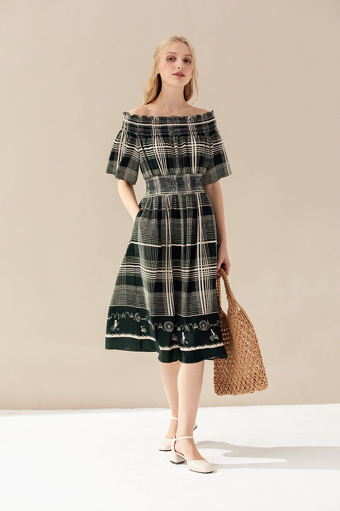 Kitten Ride Picnic Dress