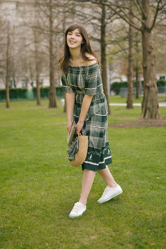 Kitten Ride Picnic Dress